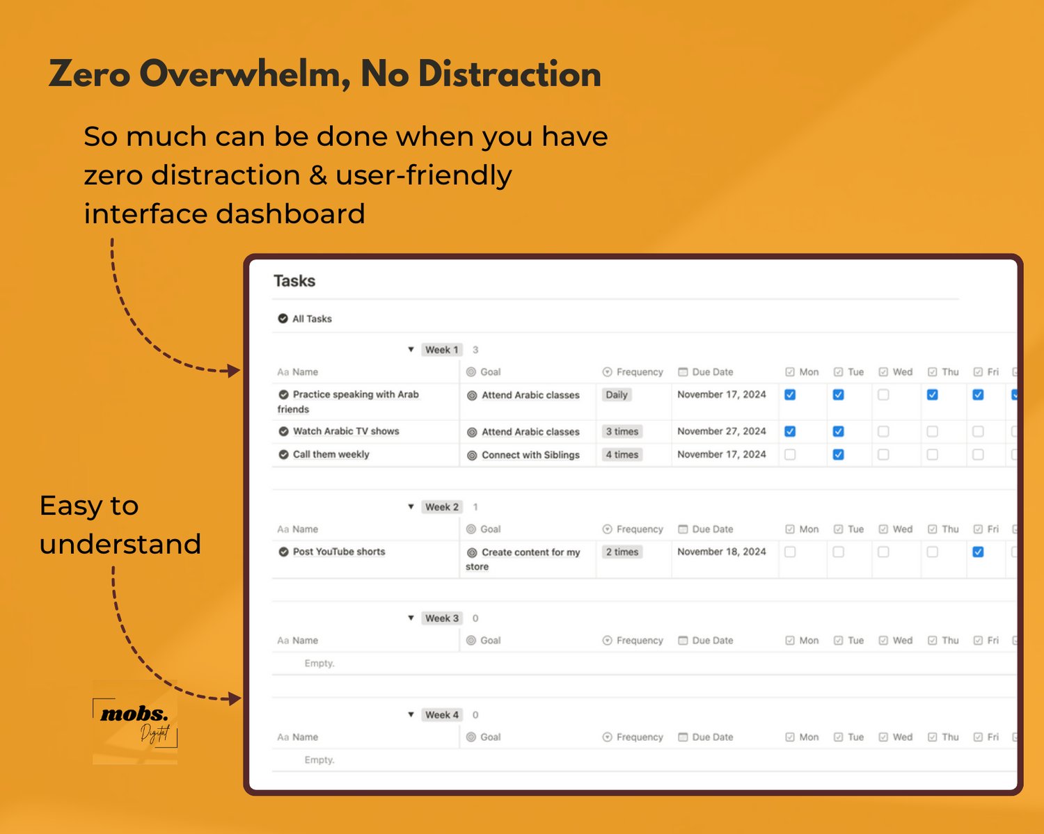 12-Week Year Notion Template
