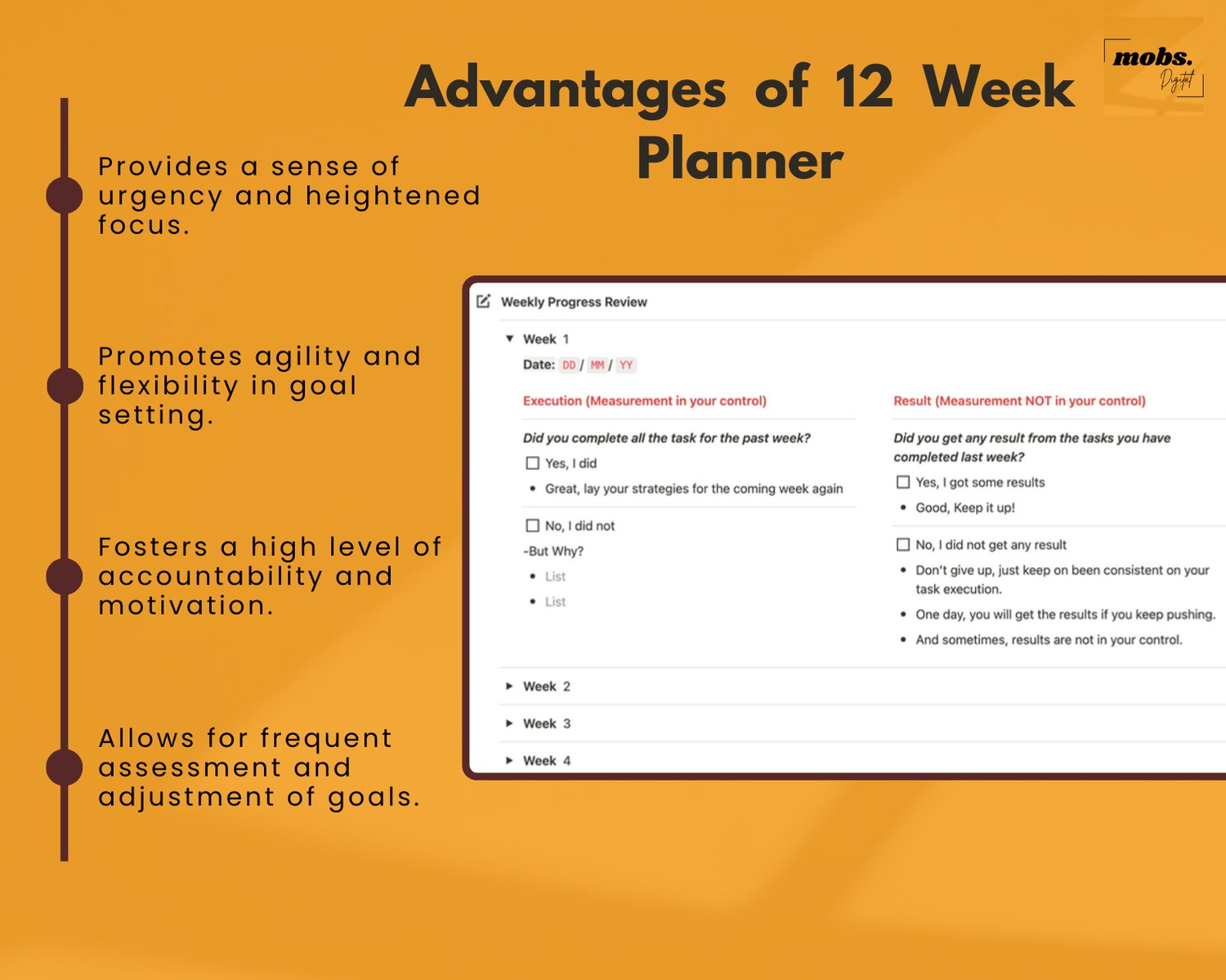 12-Week Year Notion Template