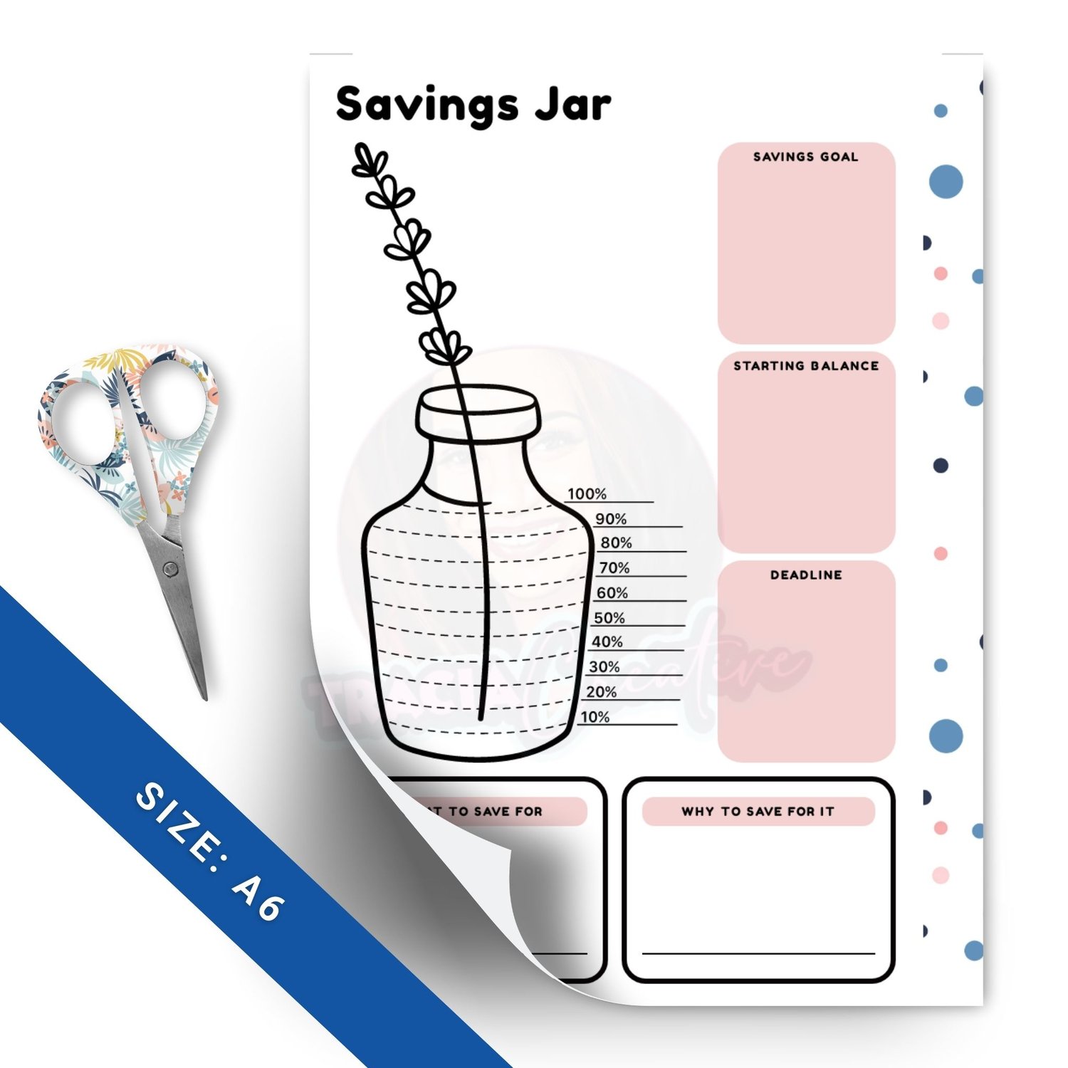 Printable Savings Jar Planner – Track Your Saving Goals
