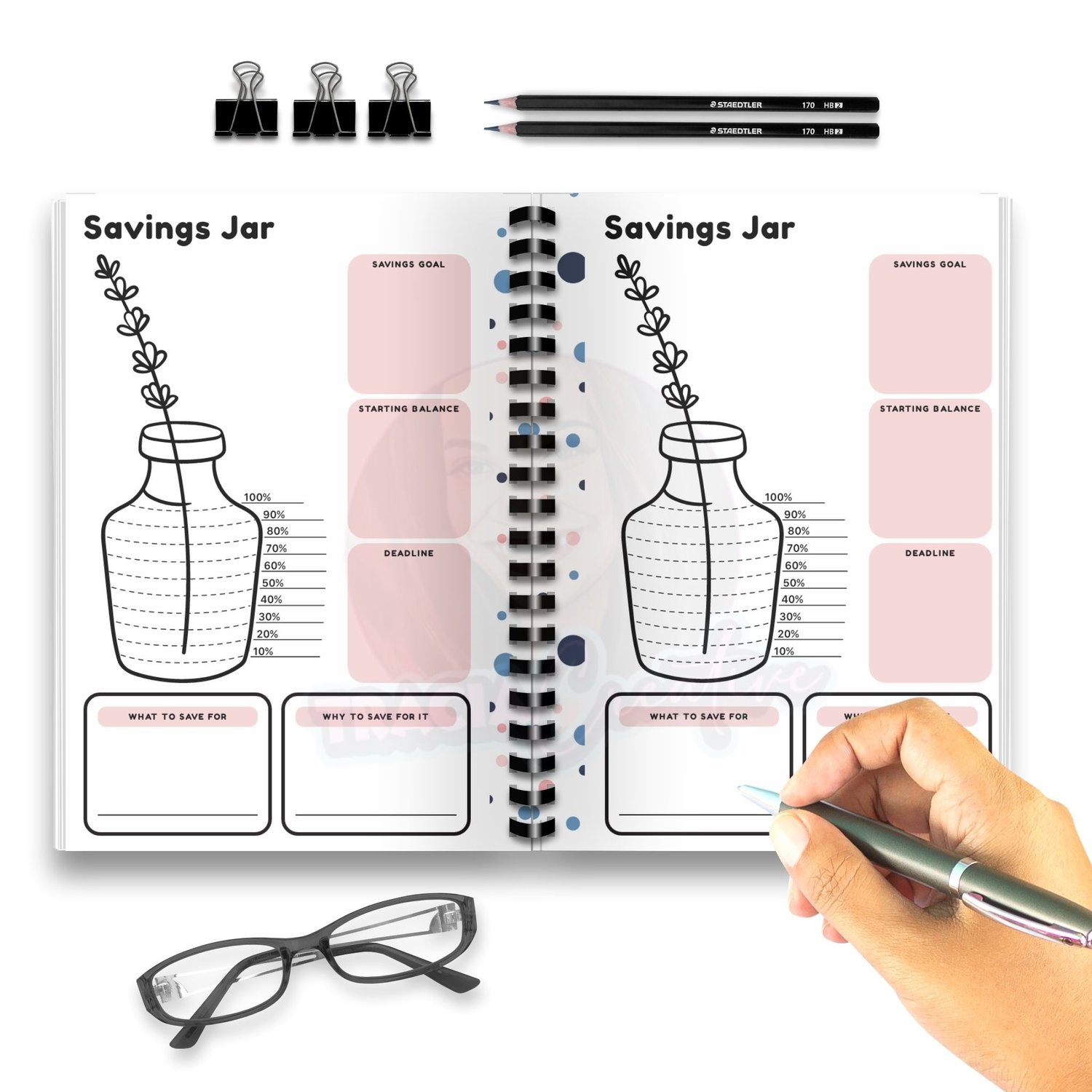 Printable Savings Jar Planner – Track Your Saving Goals