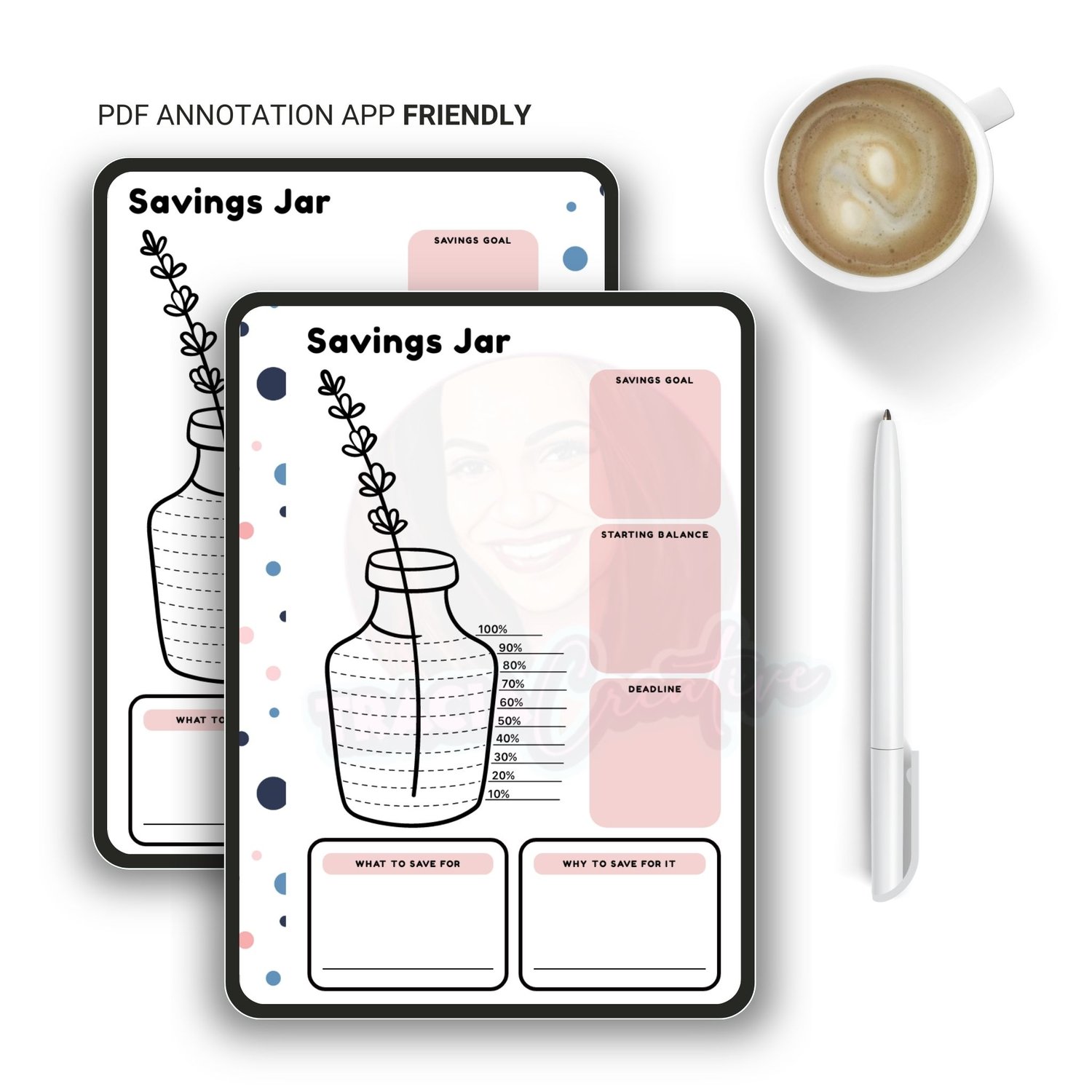 Printable Savings Jar Planner – Track Your Saving Goals