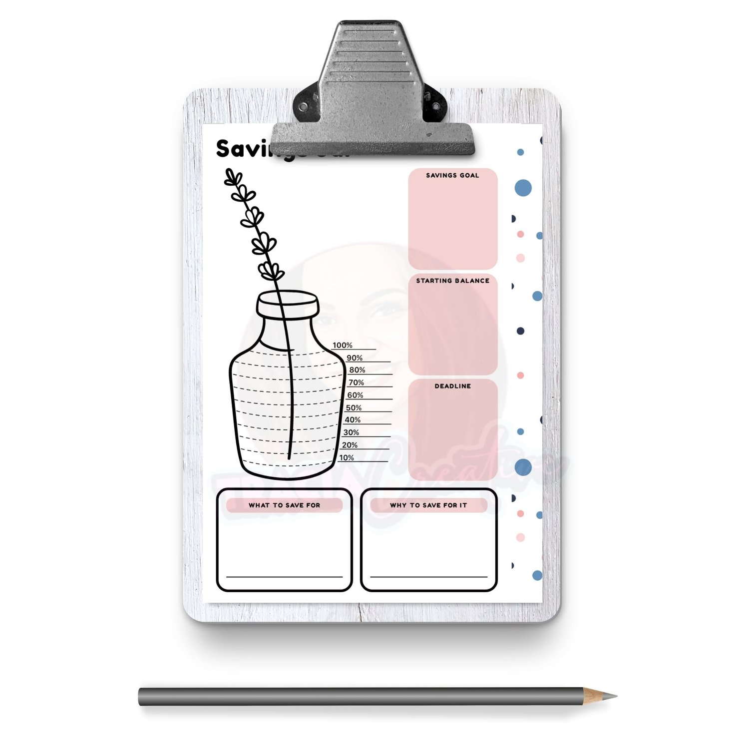 Printable Savings Jar Planner – Track Your Saving Goals