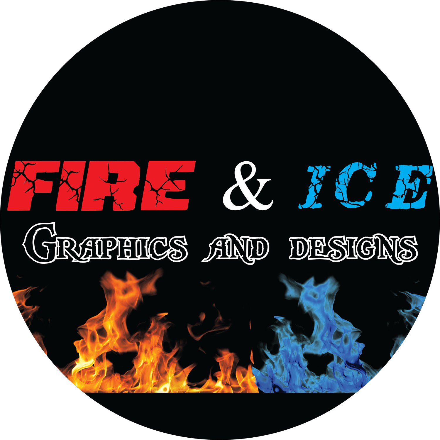 Fire and Ice Graphics and designs