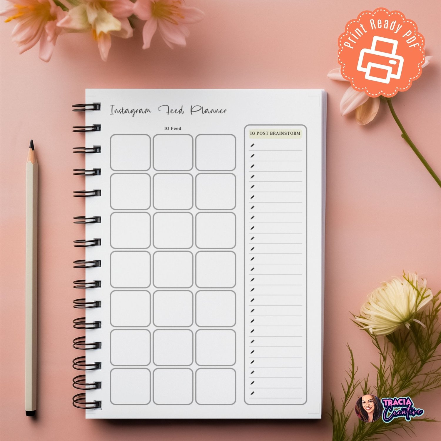 Instagram Feed Planner | Tracia Creative
