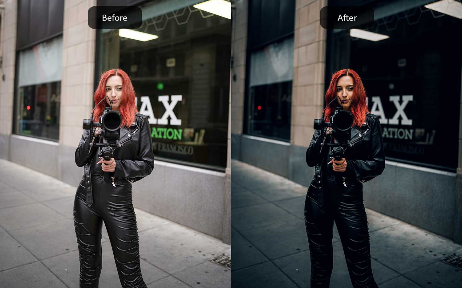 Cinematic Dark - Lightroom Presets - Before-After
