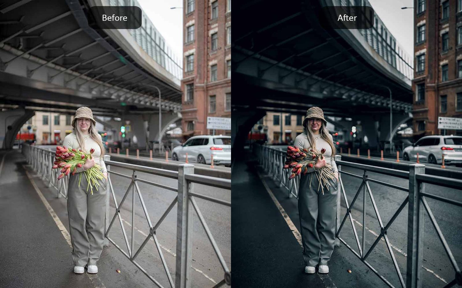 Cinematic Dark - Lightroom Presets - Before-After
