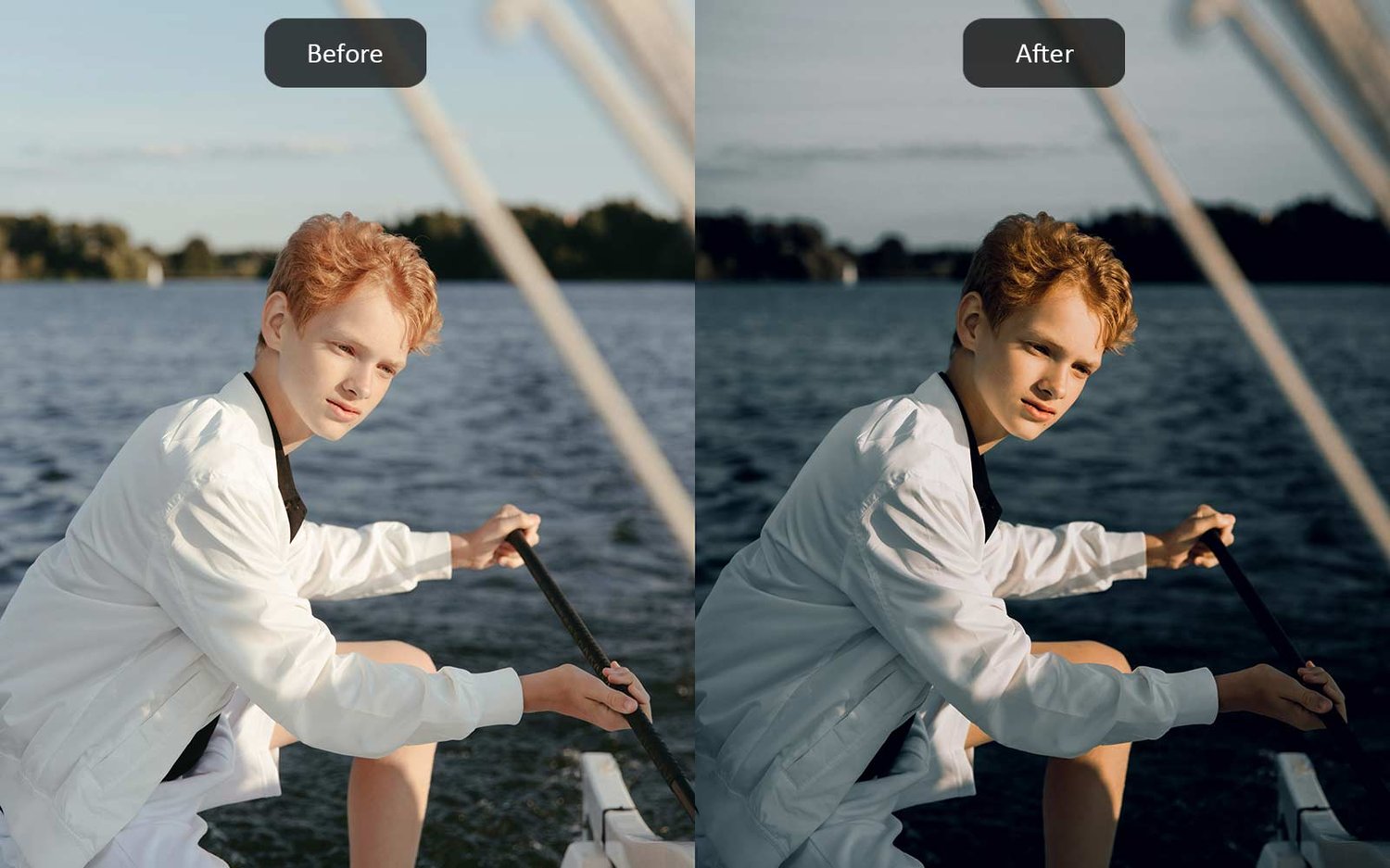 Cinematic Dark - Lightroom Presets - Before-After