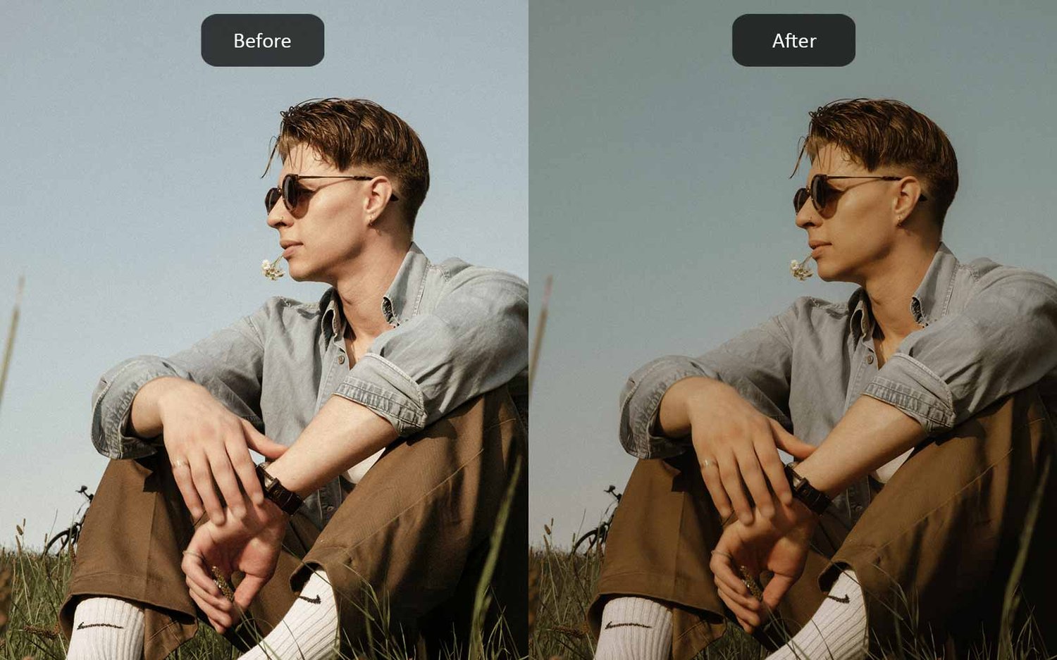 Kodak Portra - Lightroom Presets - Before-After