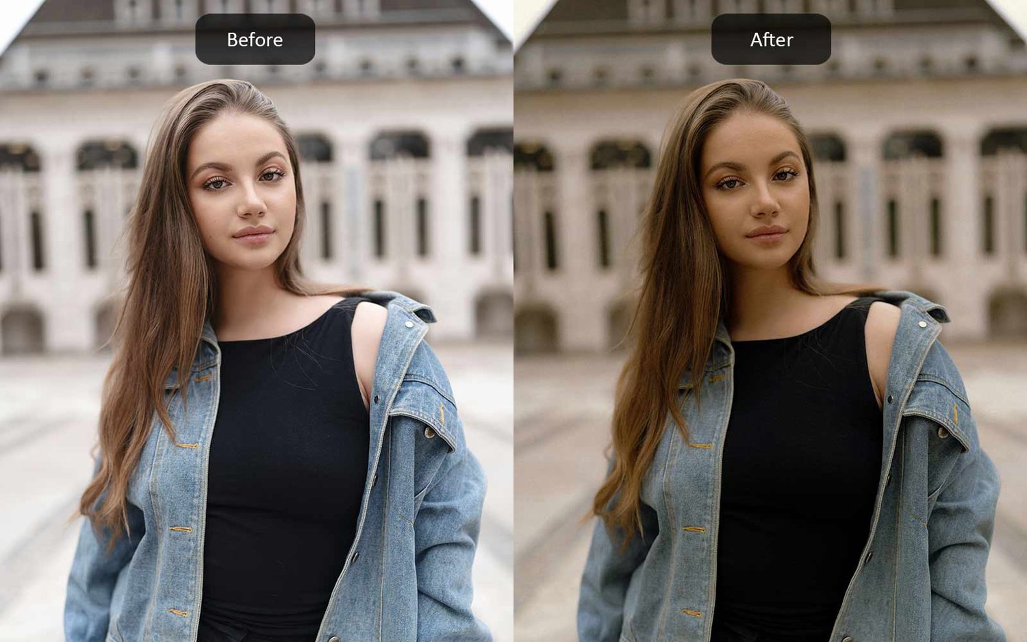 Kodak Portra - Lightroom Presets - Before-After