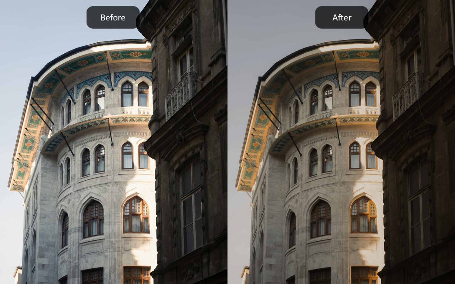 Kodak Portra - Lightroom Presets - Before-After