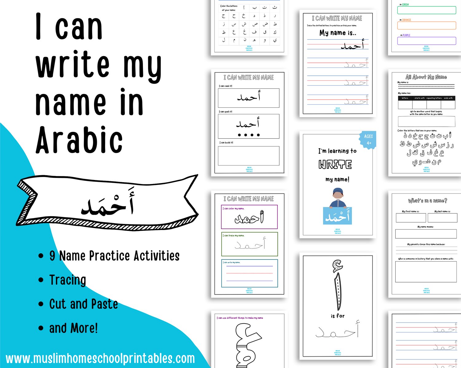 Arabic Note Practic Arabic Handwriting Practice Worksheets