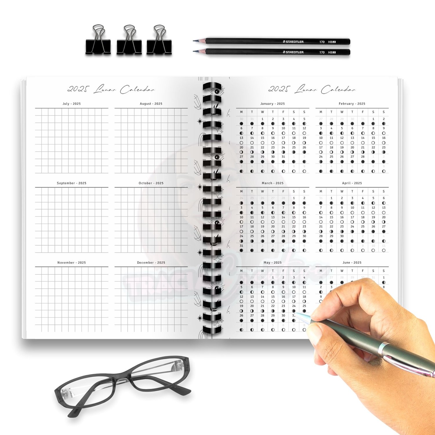 Printable 2025 Lunar Calendar – Moon Phases & Events