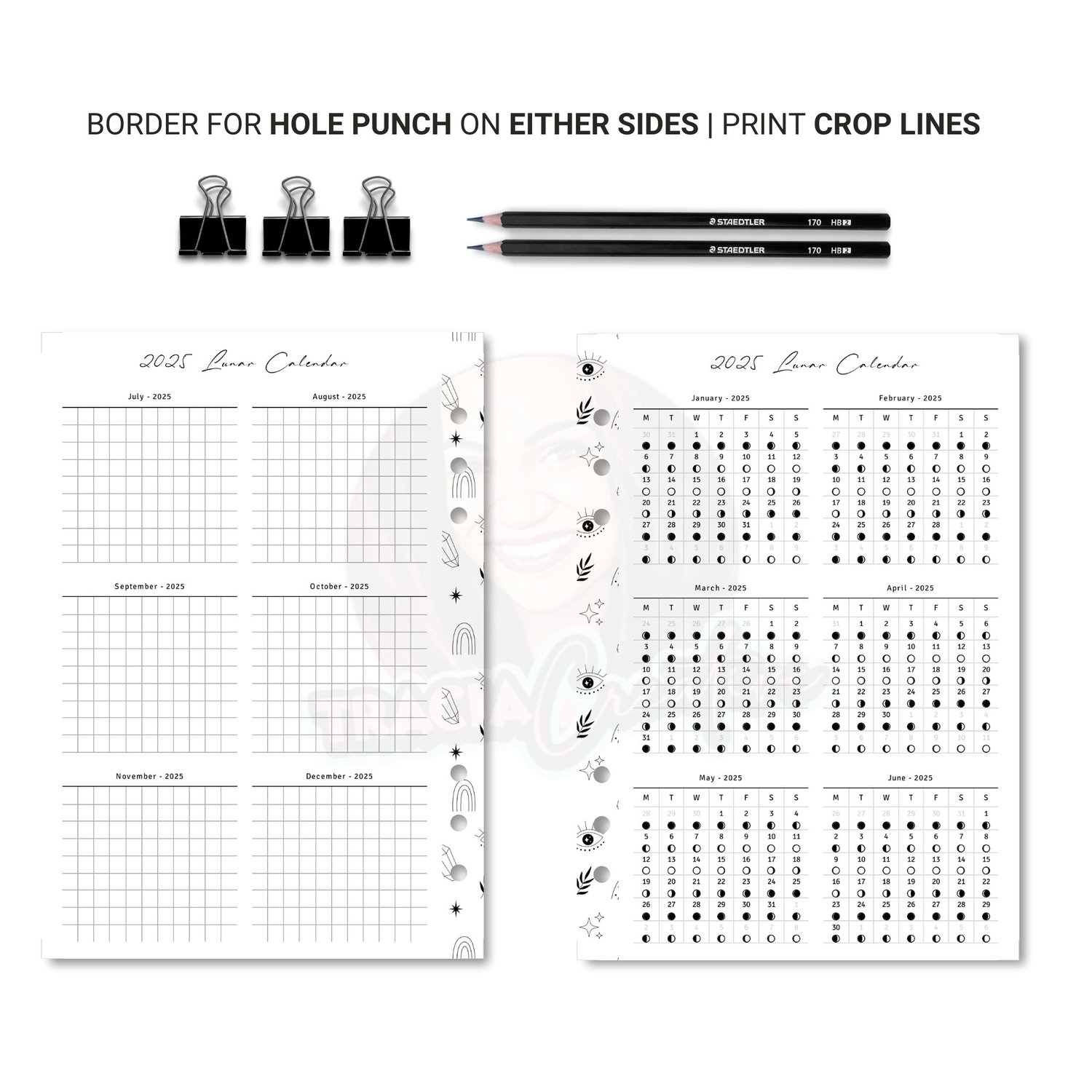 Printable 2025 Lunar Calendar – Moon Phases & Events