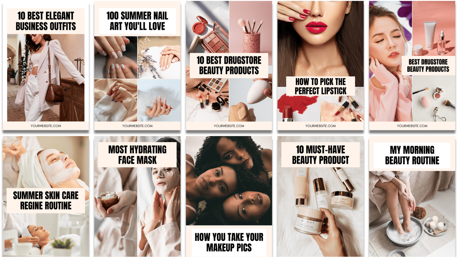 100 Beauty Blog Post Ideas