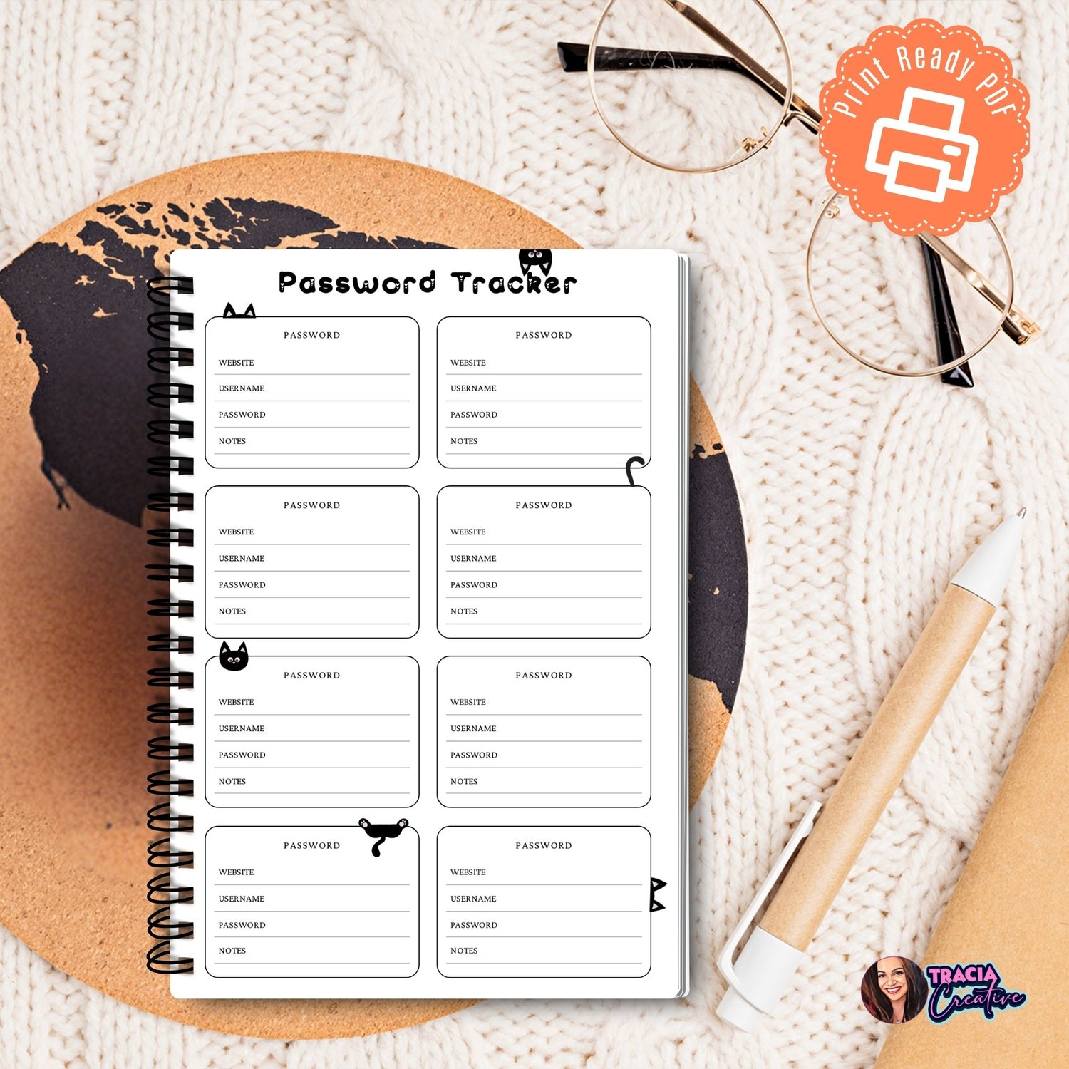 Black Cat Password Tracker: Simplify Your Digital Life