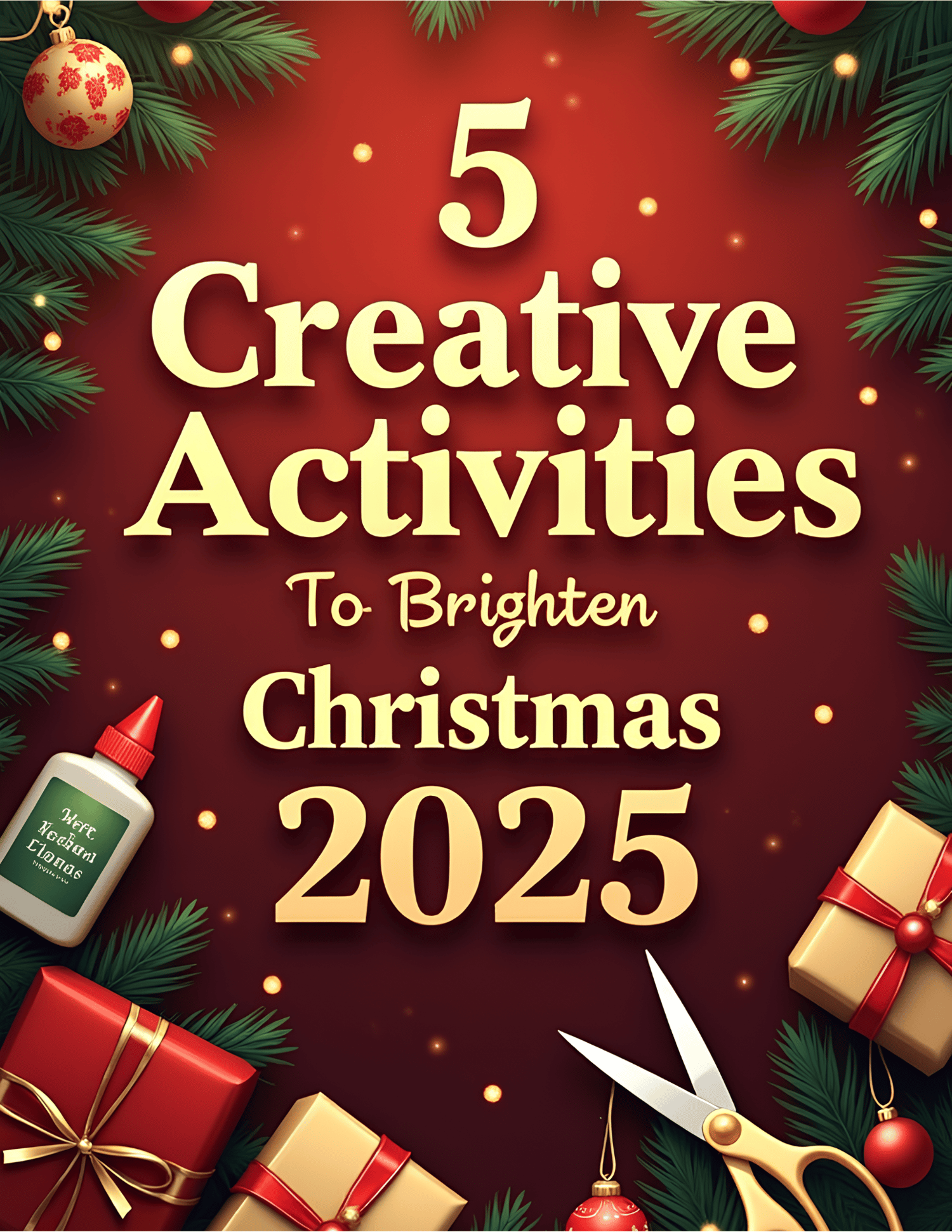 5 Creative Activities to Brighten Christmas 2025 book