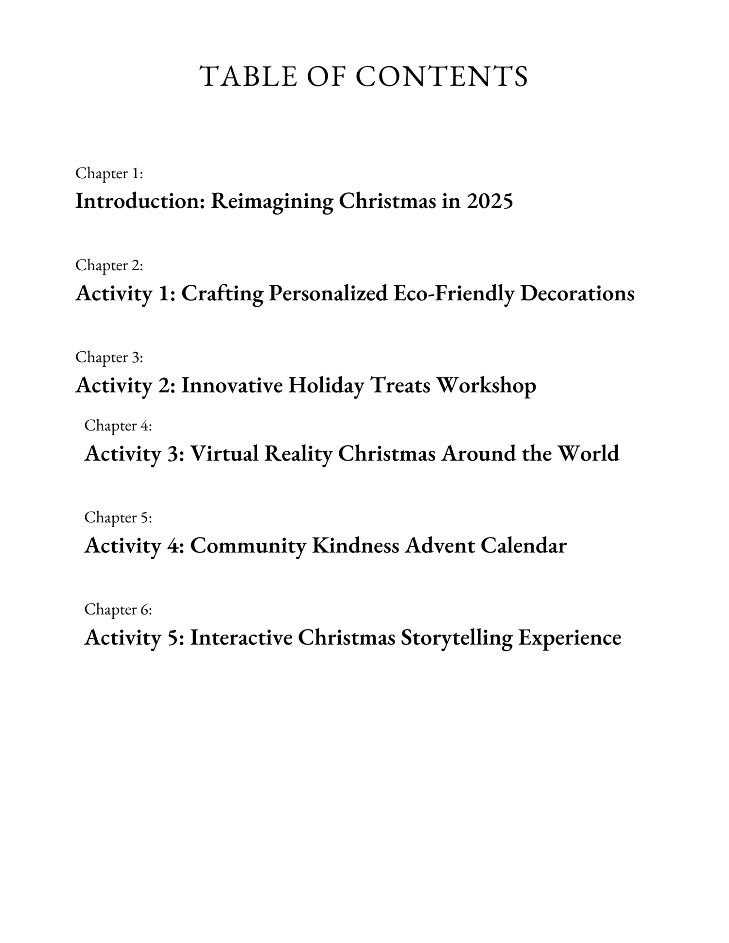 5 Creative Activities to Brighten Christmas 2025 book