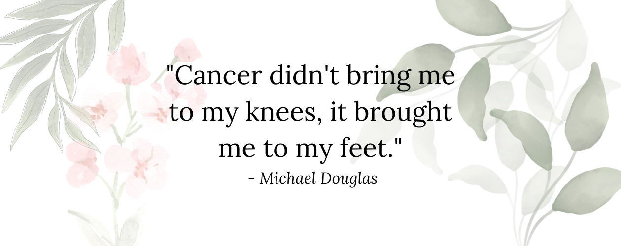 Chemotherapy Quote from Michael Douglas