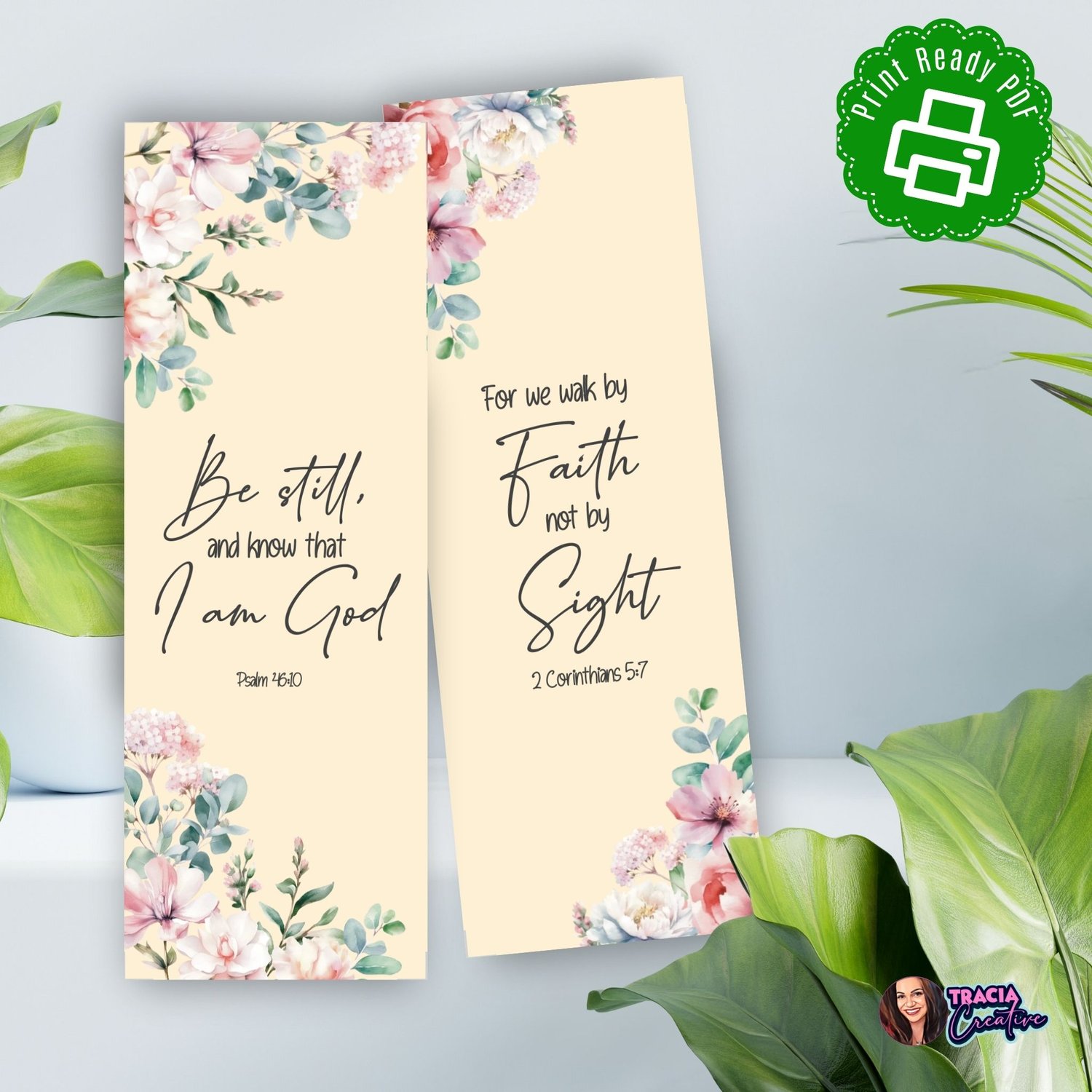 Bible Verse Bookmark | Tracia Creative