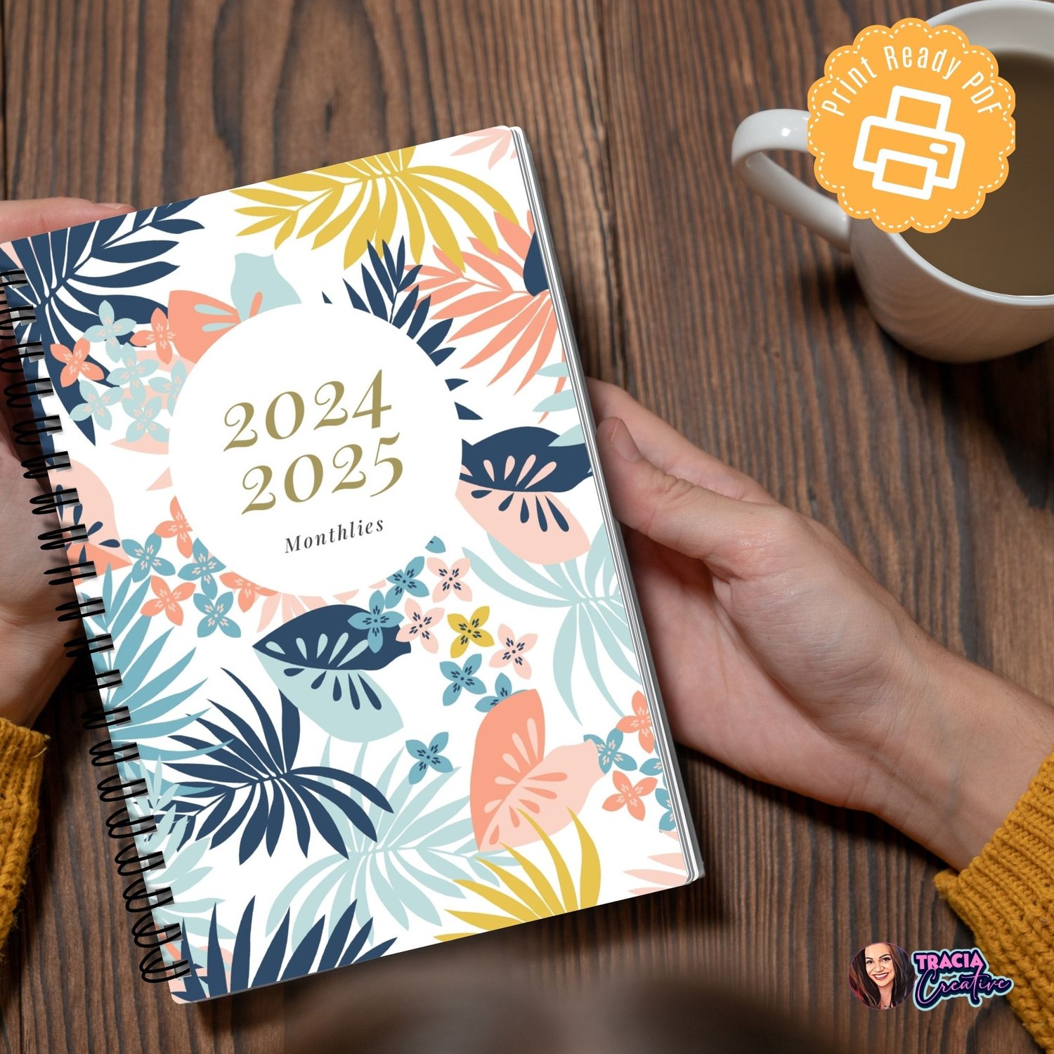 2024/2025 Monthly Planner | Stay Organized | Tracia Creative