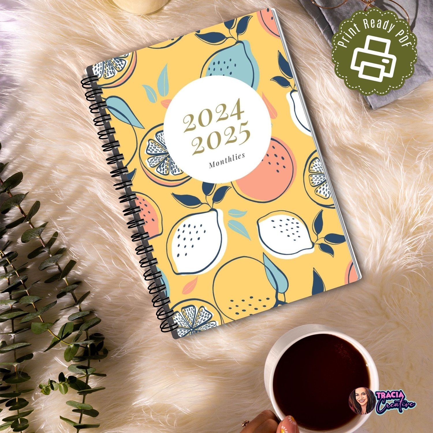 2024/2025 Monthly Planner | Stay Organized | Tracia Creative