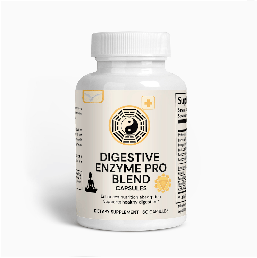 Our Digestive Enzyme Pro Blend vitamin supplement can help the body regain the nutrients and enzymes it lacks due to a lack of raw foods in most people's diets. It promotes digestive health, increased nutrient uptake, and supports cardiovascular health.
