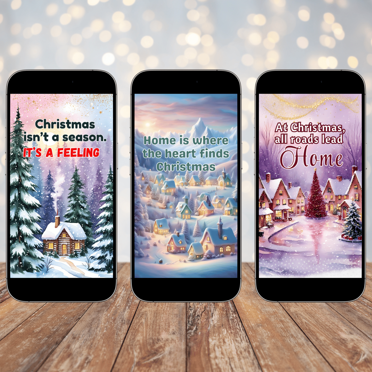 Christmas Quotes Phone Wallpapers