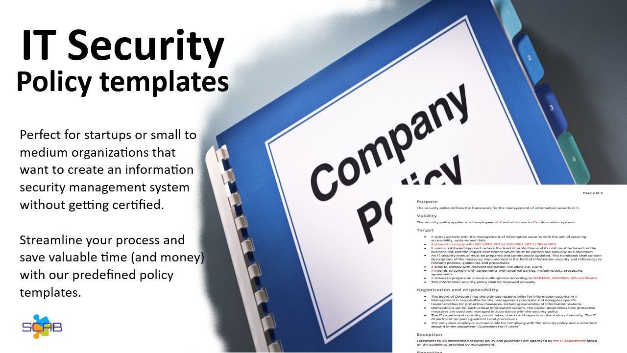 Incident Response Policy Template