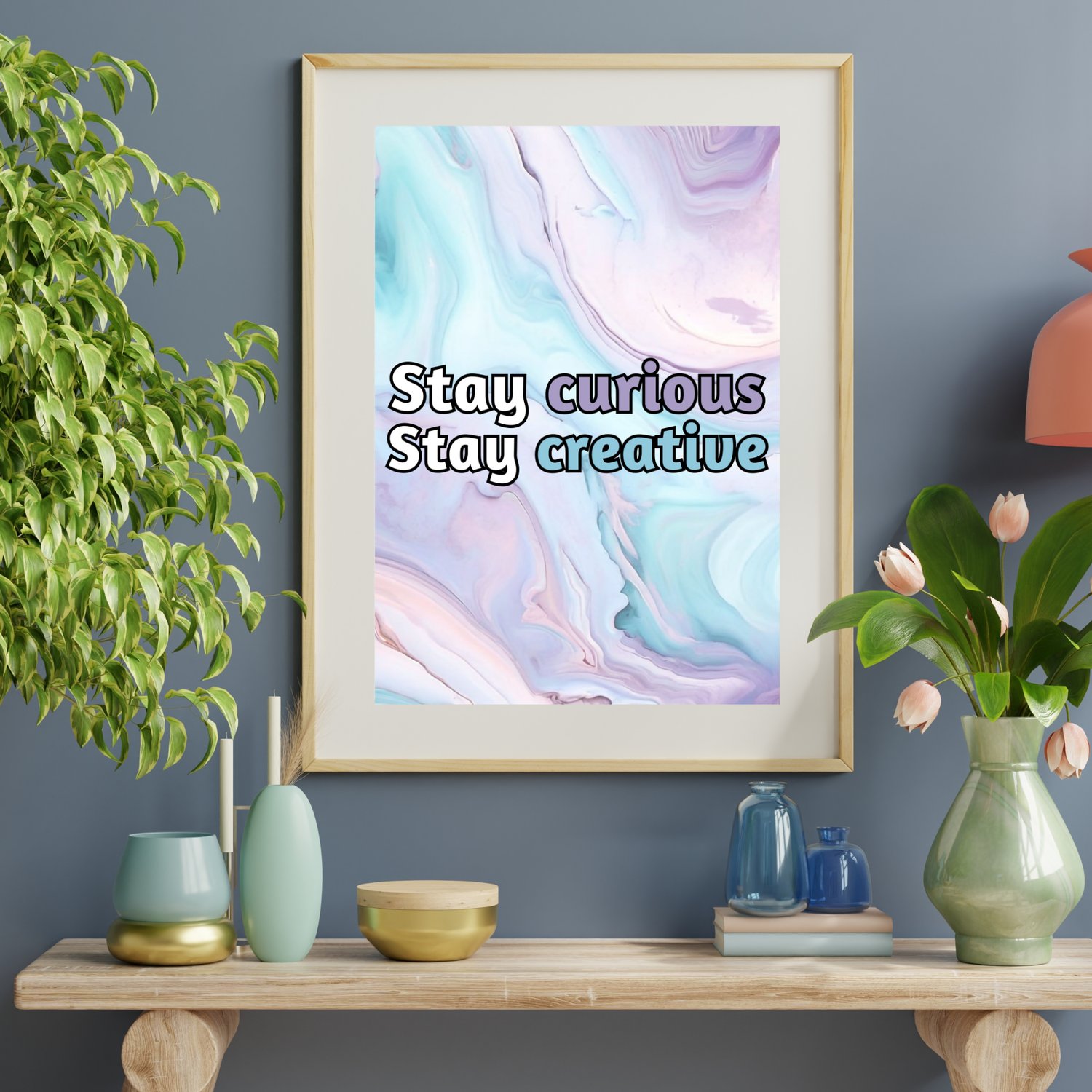 motivational quote wall art