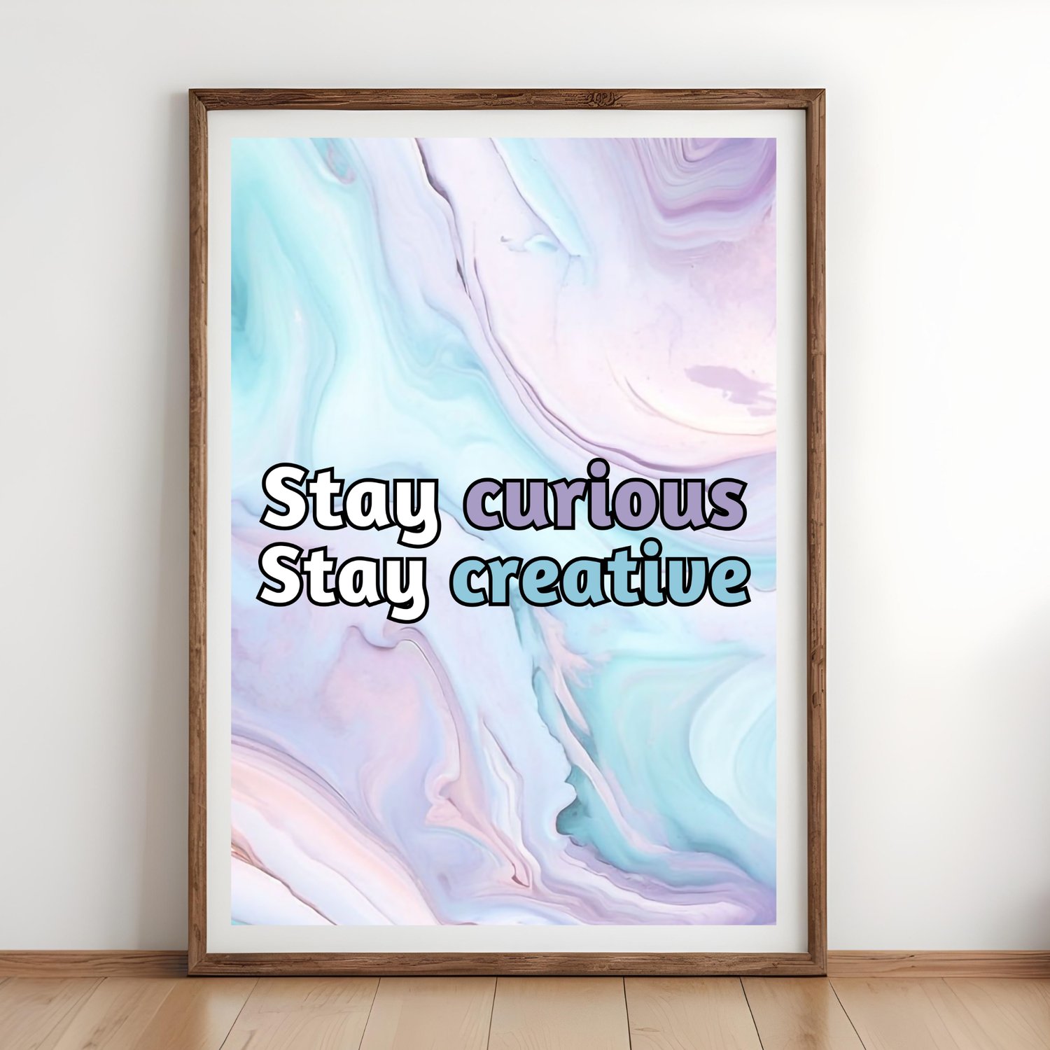 motivational quote wall art