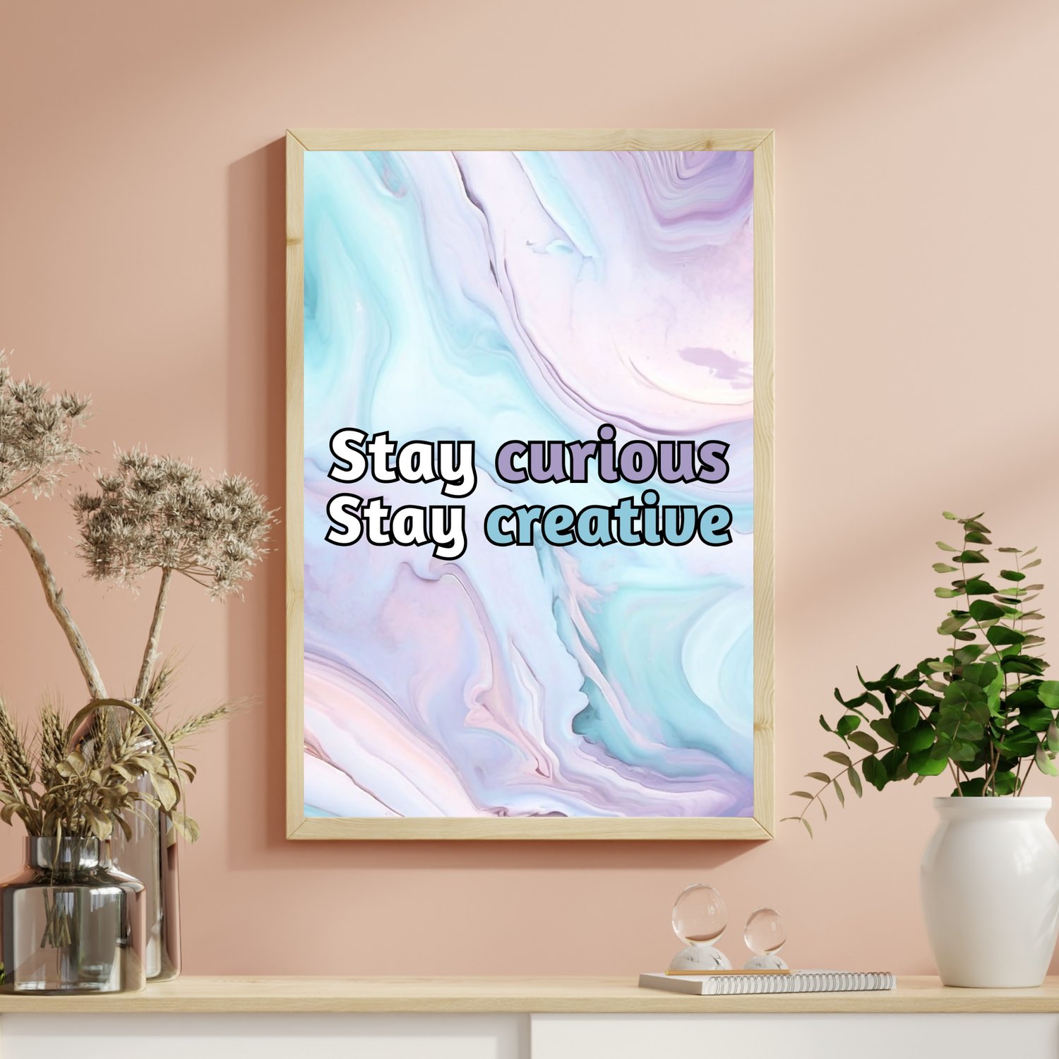 motivational quote wall art