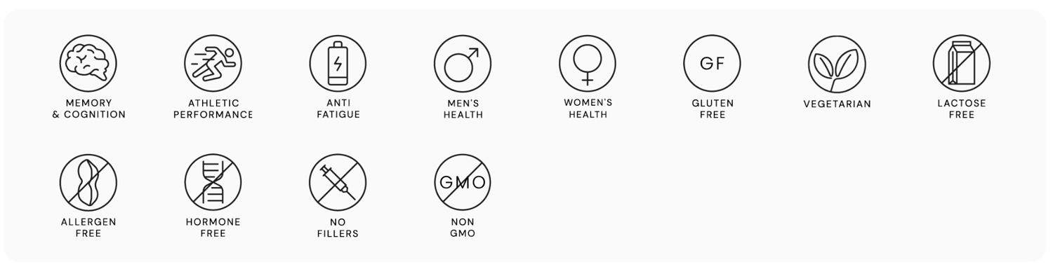 Energy Oral Strips are designed specifically for people on the go. When used before exercising or in high-energy activities, they provide noticeable long-term benefits such as improved focus, physical endurance, and mental clarity.