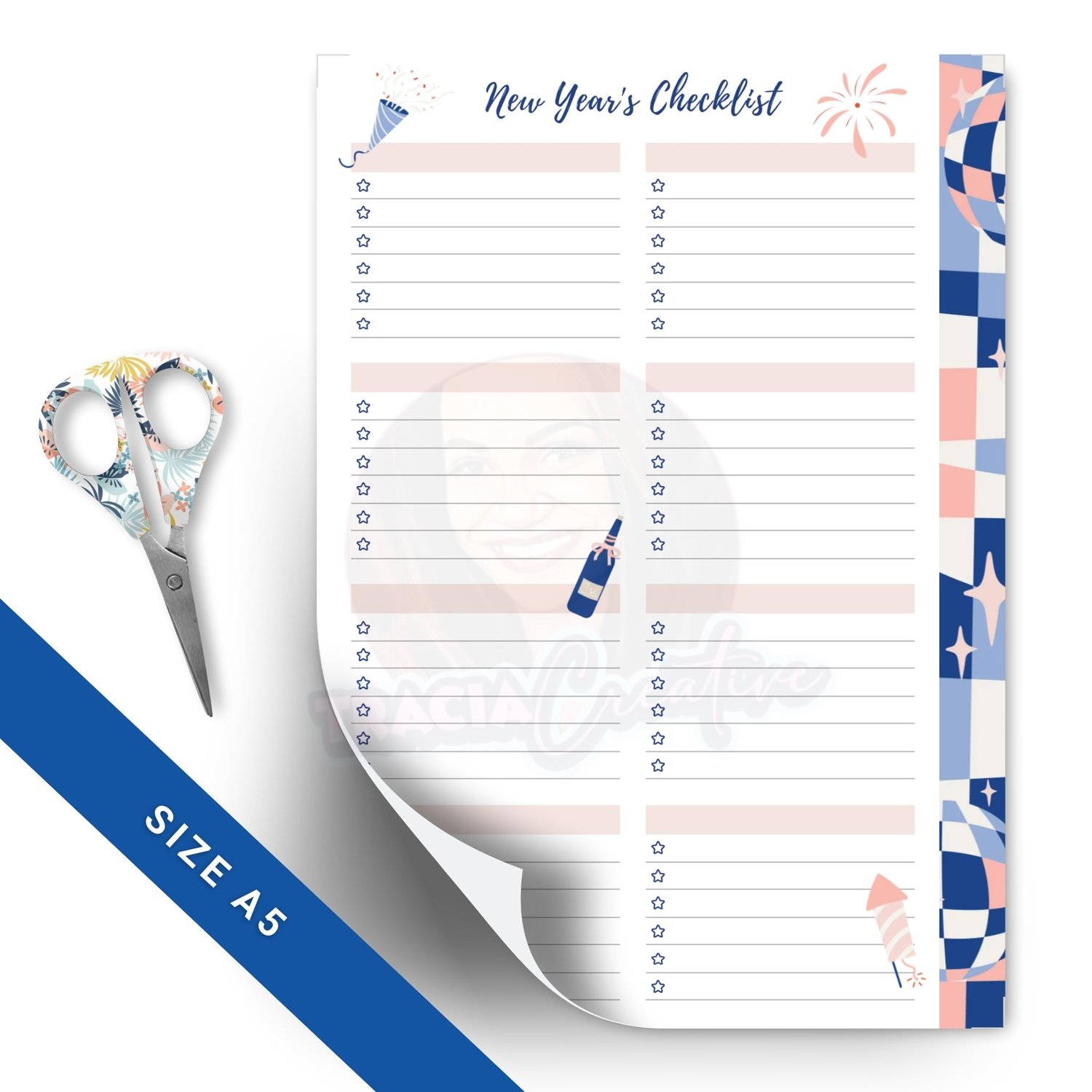 Printable New Year's Checklist – Organize Your Year