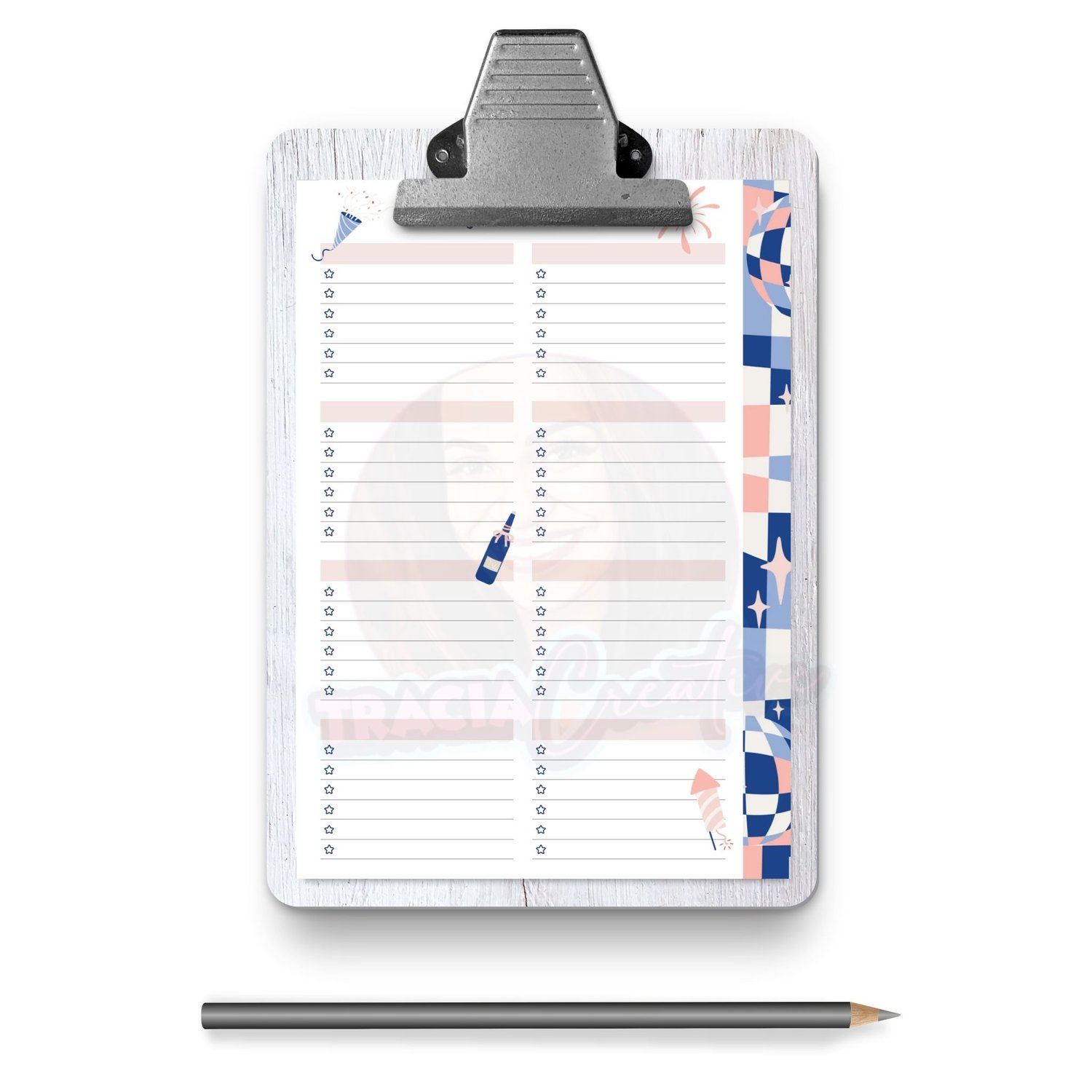 Printable New Year's Checklist – Organize Your Year