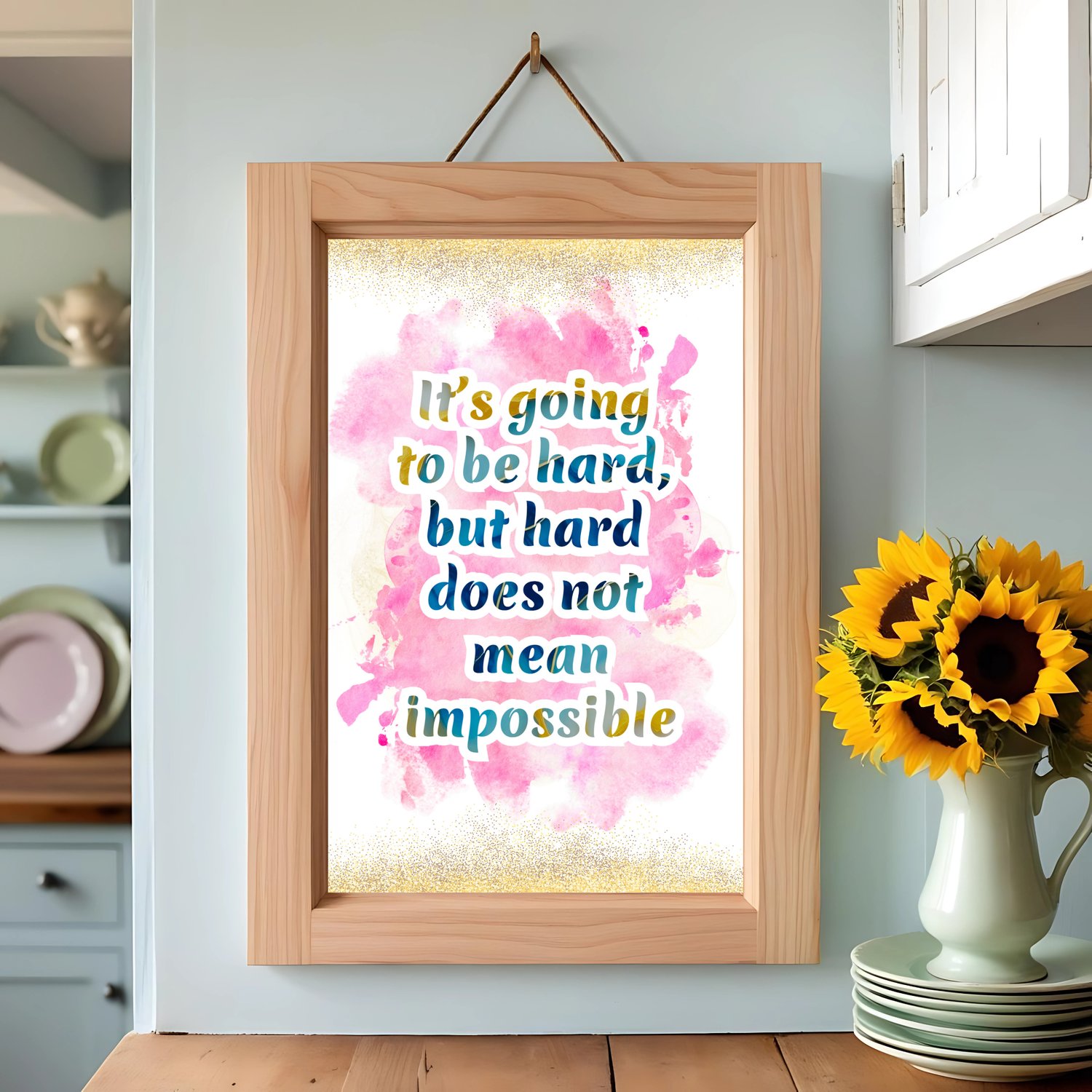 printable wall art with motivational quotes