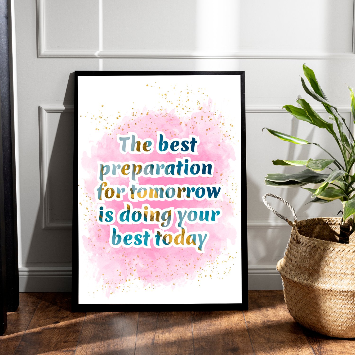 motivational quote wall art