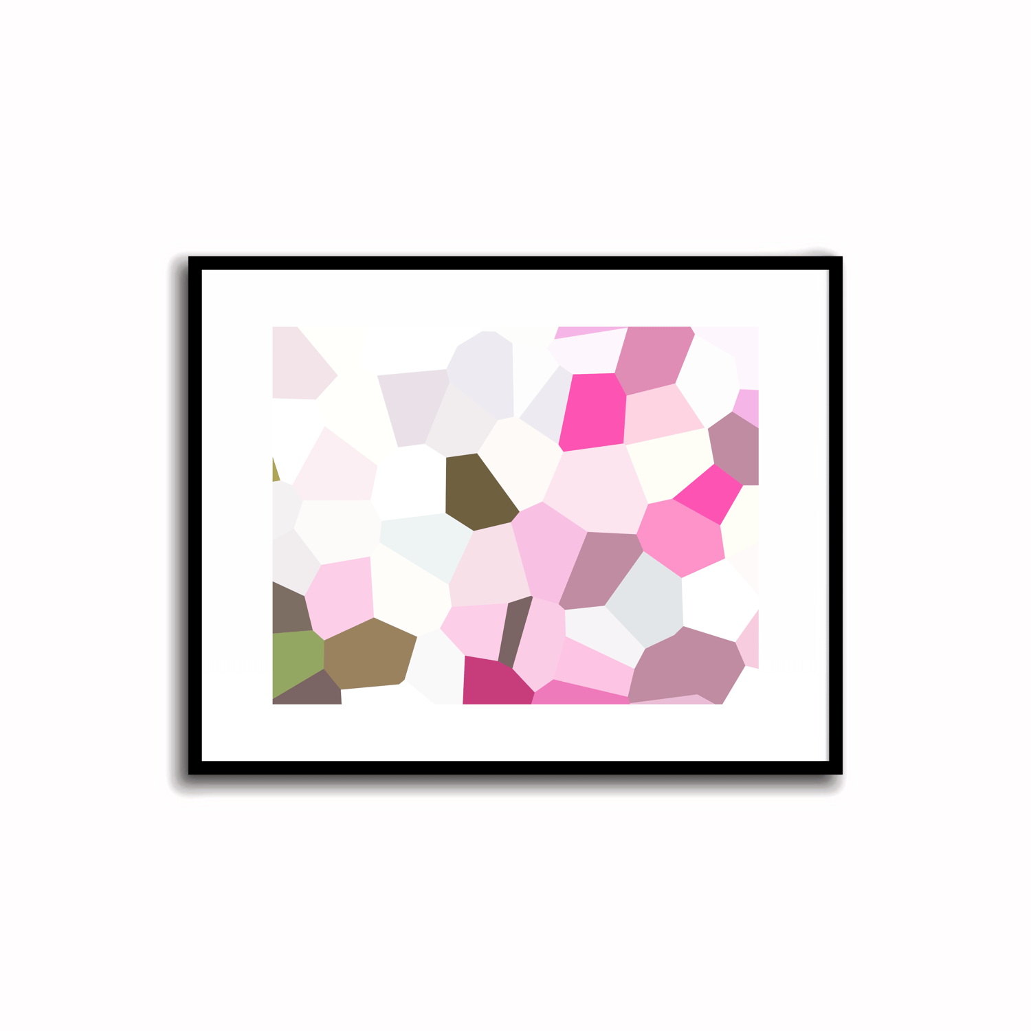 Pink, Blue and Gray Modern Abstract Artwork - 24-4 (size 5X7 inches)    Transform your space with our unique art instant printable!🌟Download the radiant palette featuring Azalea Pink, Blue Smoke, Heather Gray and Soft Peach Colors. Ideal for wall, desk, a