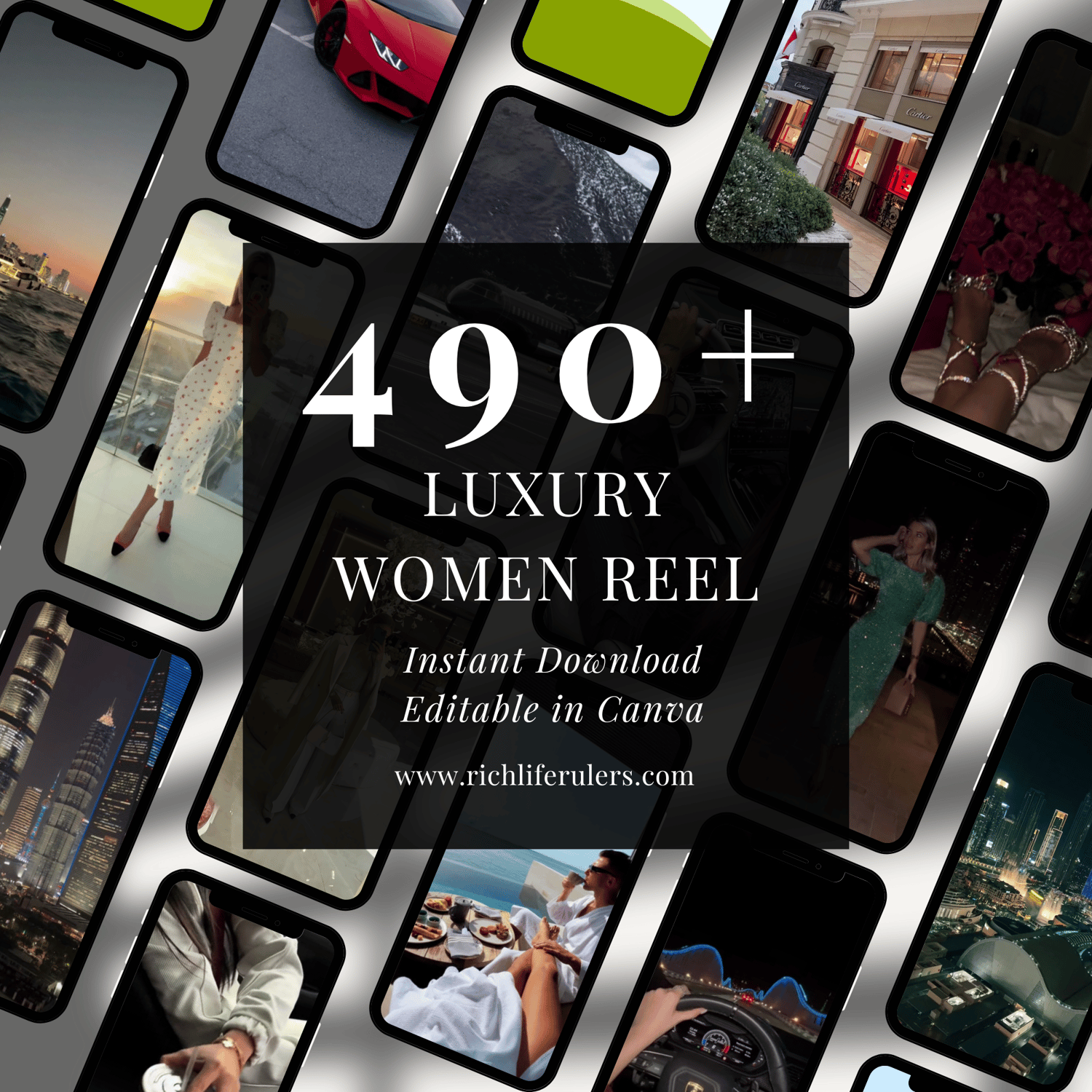 490+ LUXURY WOMEN REELS FOR INSTANT VIRAL