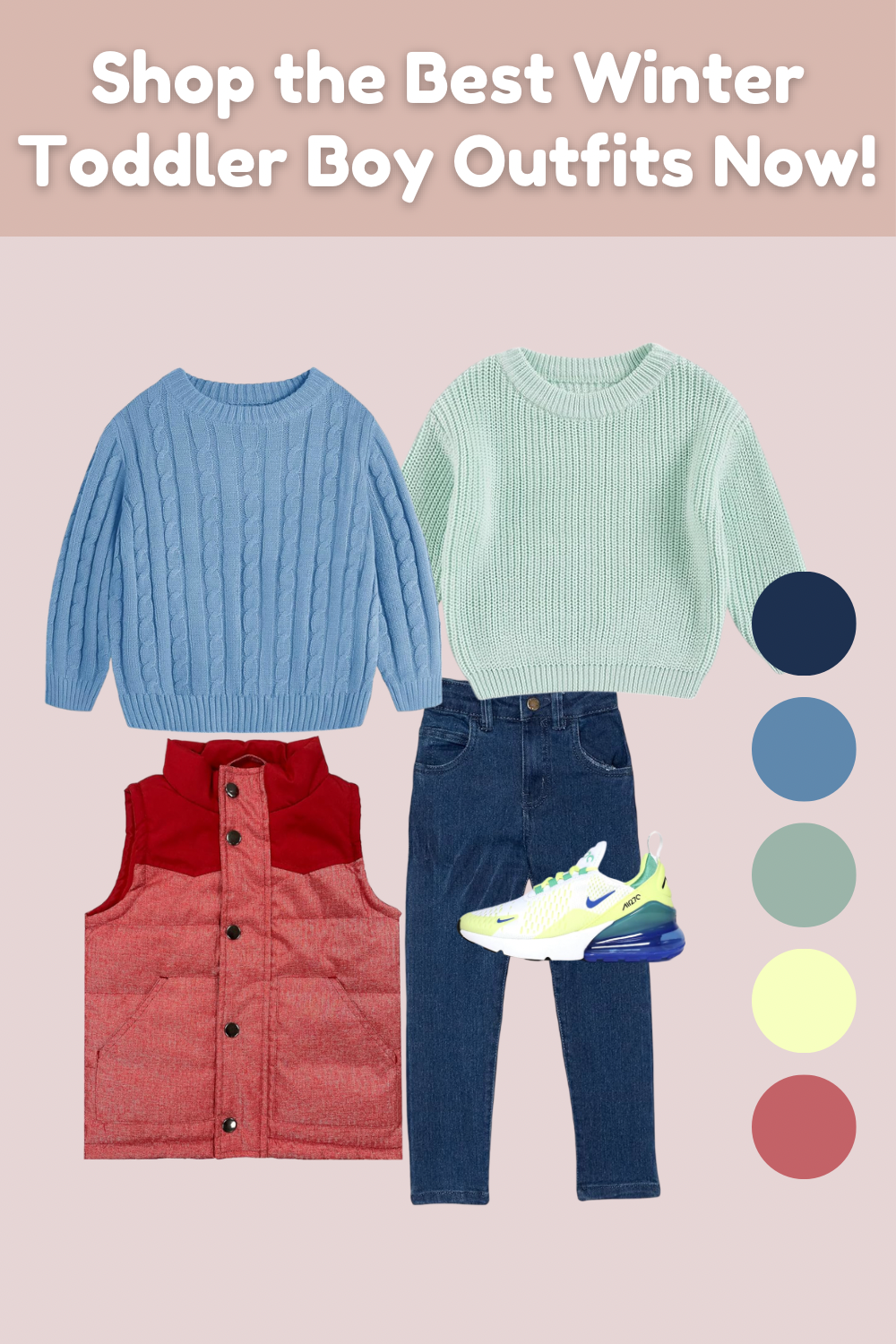 Winter Toddler Boy Trendy Outfits