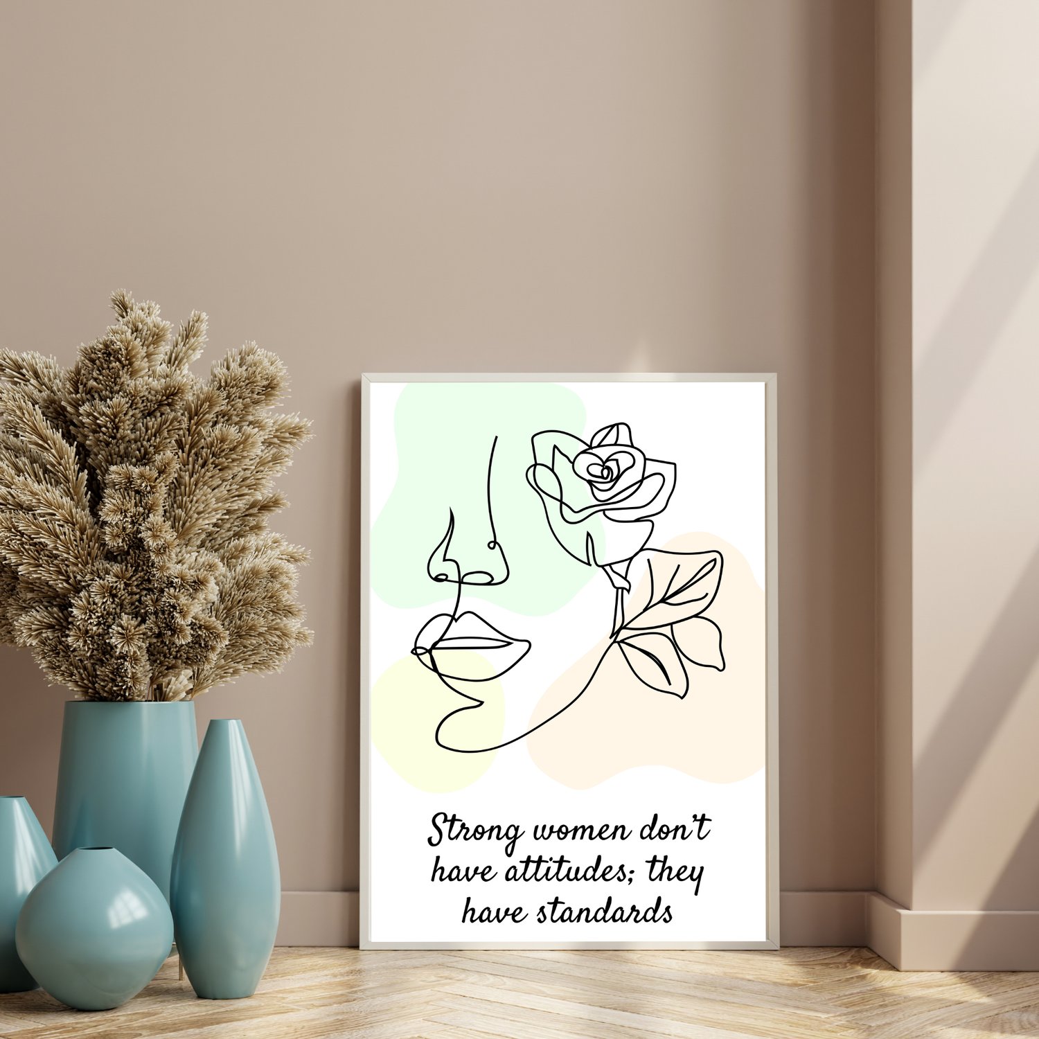 boho minimal inspirational wall art