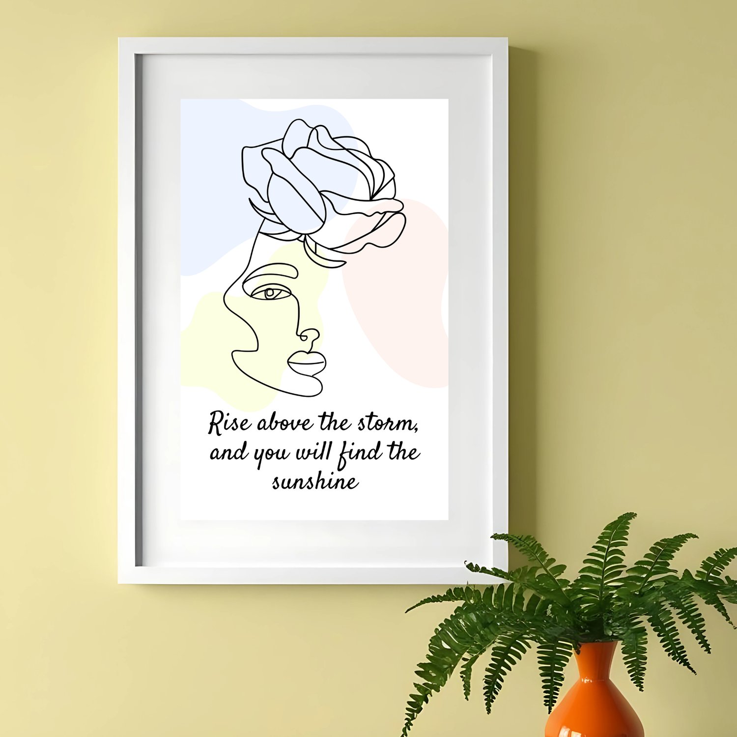 boho minimal motivational wall art