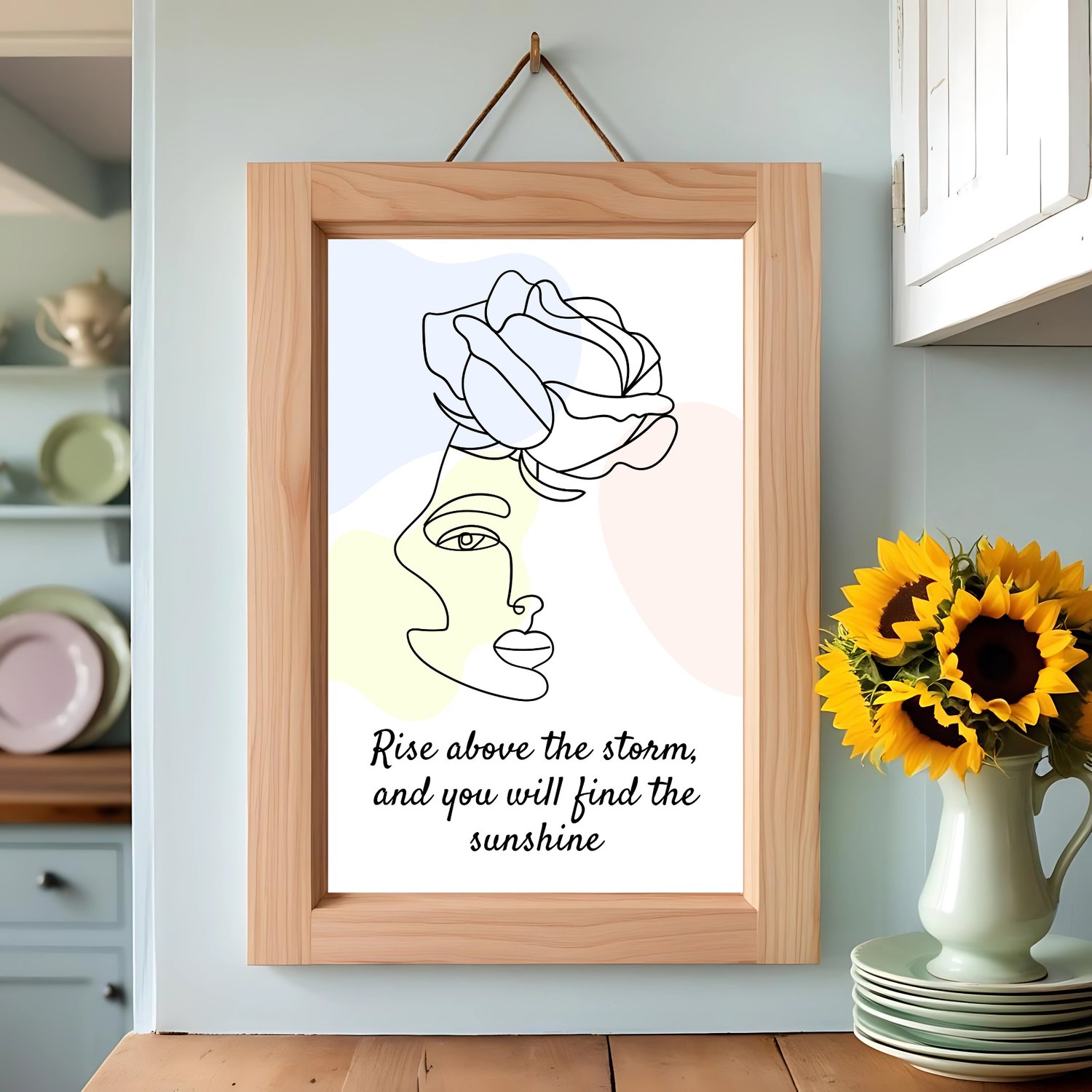 boho minimal wall art