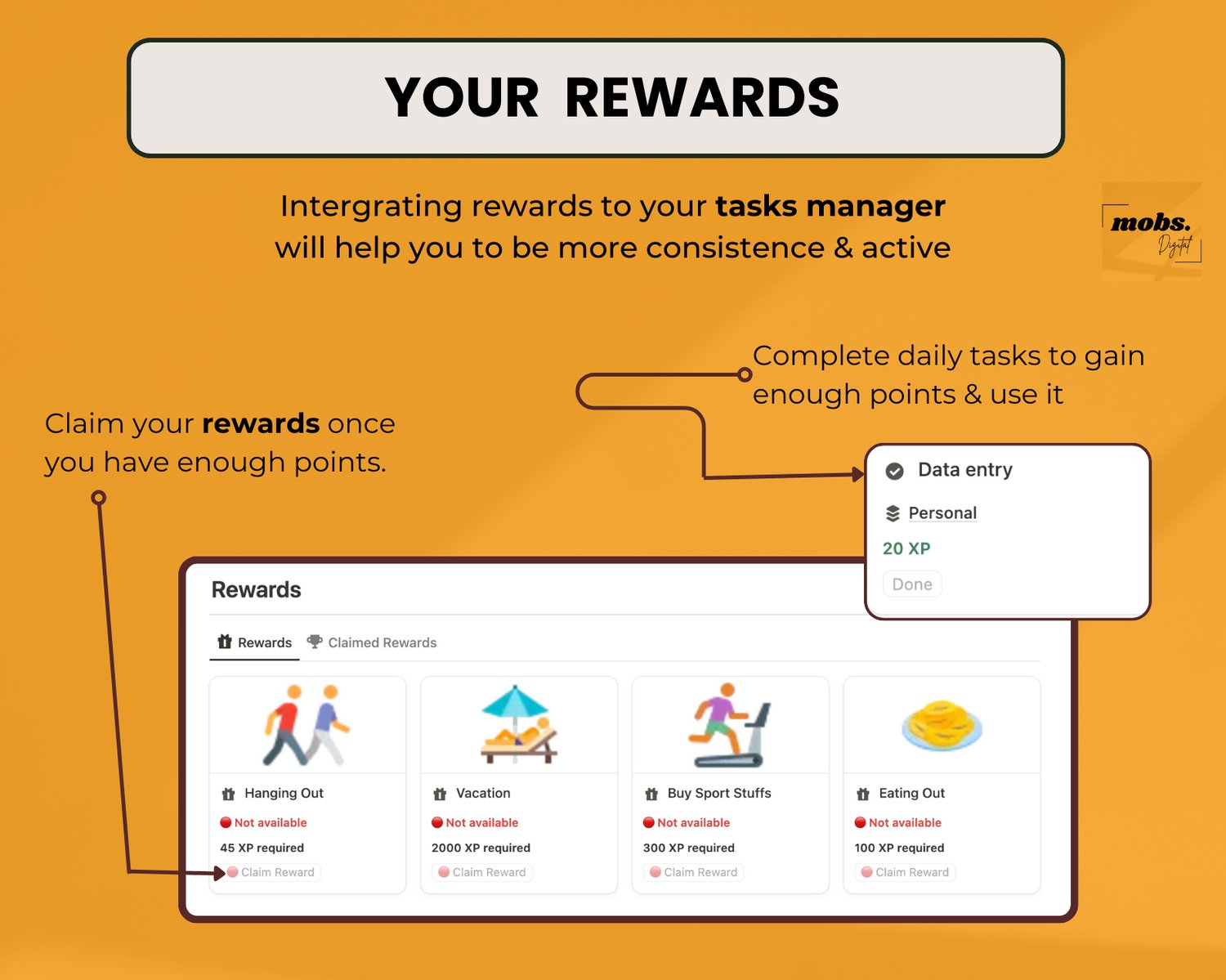Notion Gamified Task Manager