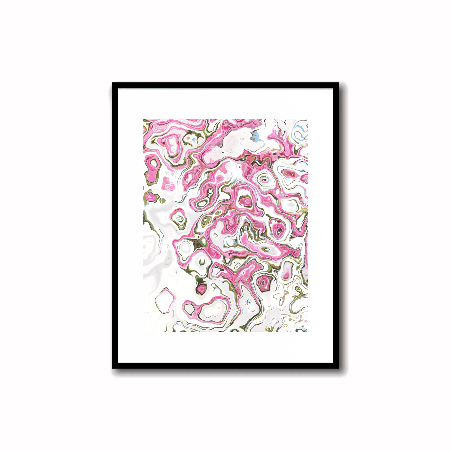 Pink, Blue and Gray Modern Abstract Artwork - 24-5 (pdf size 5X7)    Transform your space with our unique art instant printable!🌟Download the radiant palette featuring Azalea Pink, Blue Smoke, Heather Gray and Soft Peach Colors. Ideal for wall, desk, and
