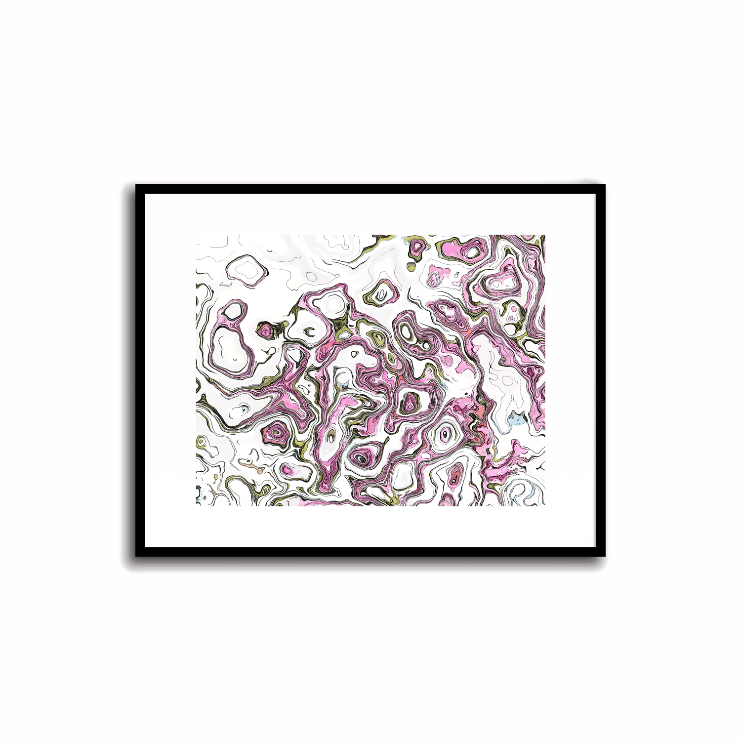 Pink, Blue and Gray Modern Abstract Artwork - 24-5 (pdf size 5X7)    Transform your space with our unique art instant printable!🌟Download the radiant palette featuring Azalea Pink, Blue Smoke, Heather Gray and Soft Peach Colors. Ideal for wall, desk, and