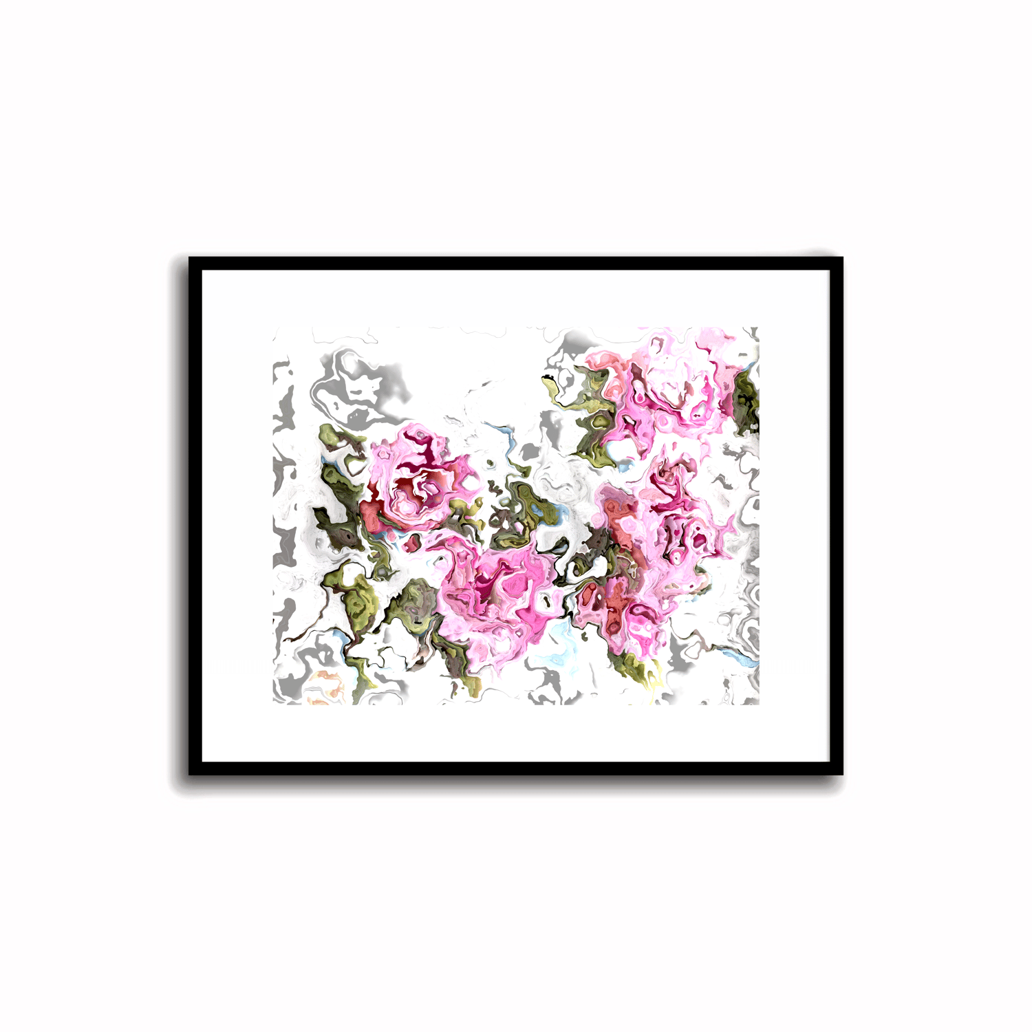 Pink, Blue and Gray Modern Abstract Artwork - 24-5 (pdf size 5X7)    Transform your space with our unique art instant printable!🌟Download the radiant palette featuring Azalea Pink, Blue Smoke, Heather Gray and Soft Peach Colors. Ideal for wall, desk, and