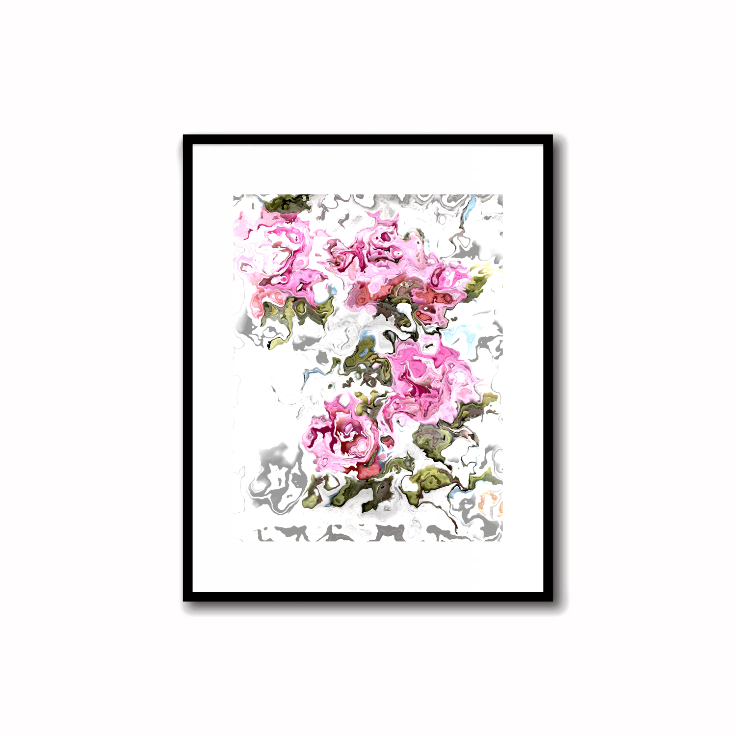 Pink, Blue and Gray Modern Abstract Artwork - 24-5 (pdf size 5X7)    Transform your space with our unique art instant printable!🌟Download the radiant palette featuring Azalea Pink, Blue Smoke, Heather Gray and Soft Peach Colors. Ideal for wall, desk, and