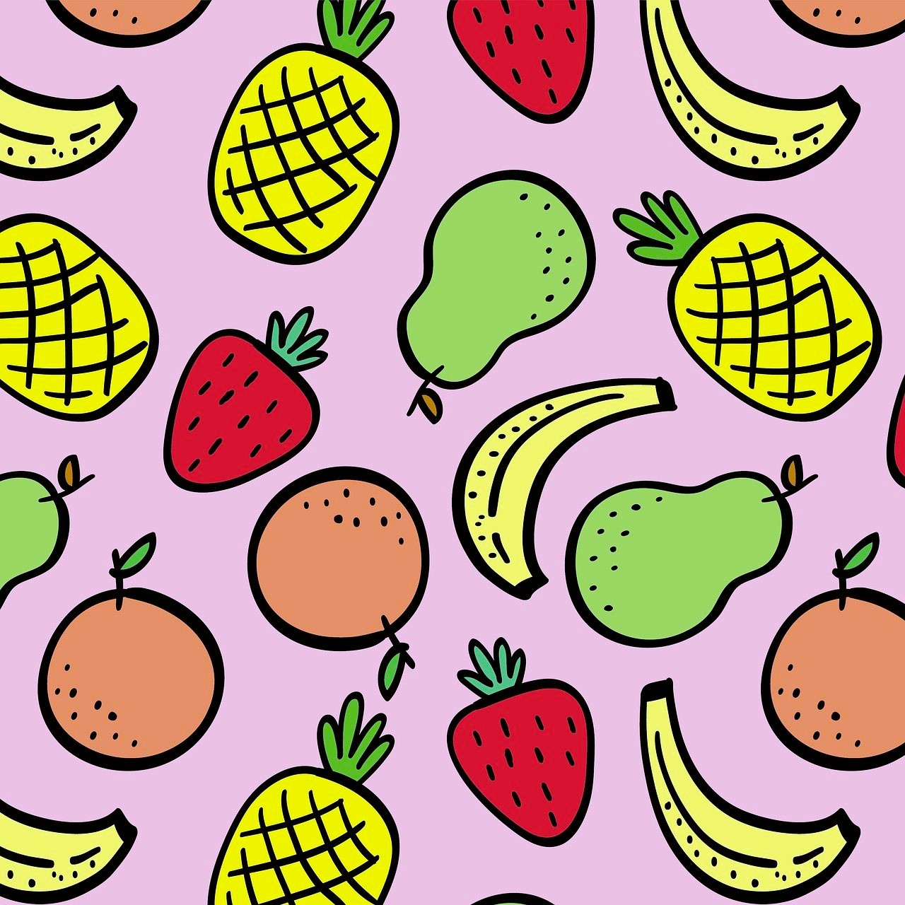 Fondo frutal-saludable