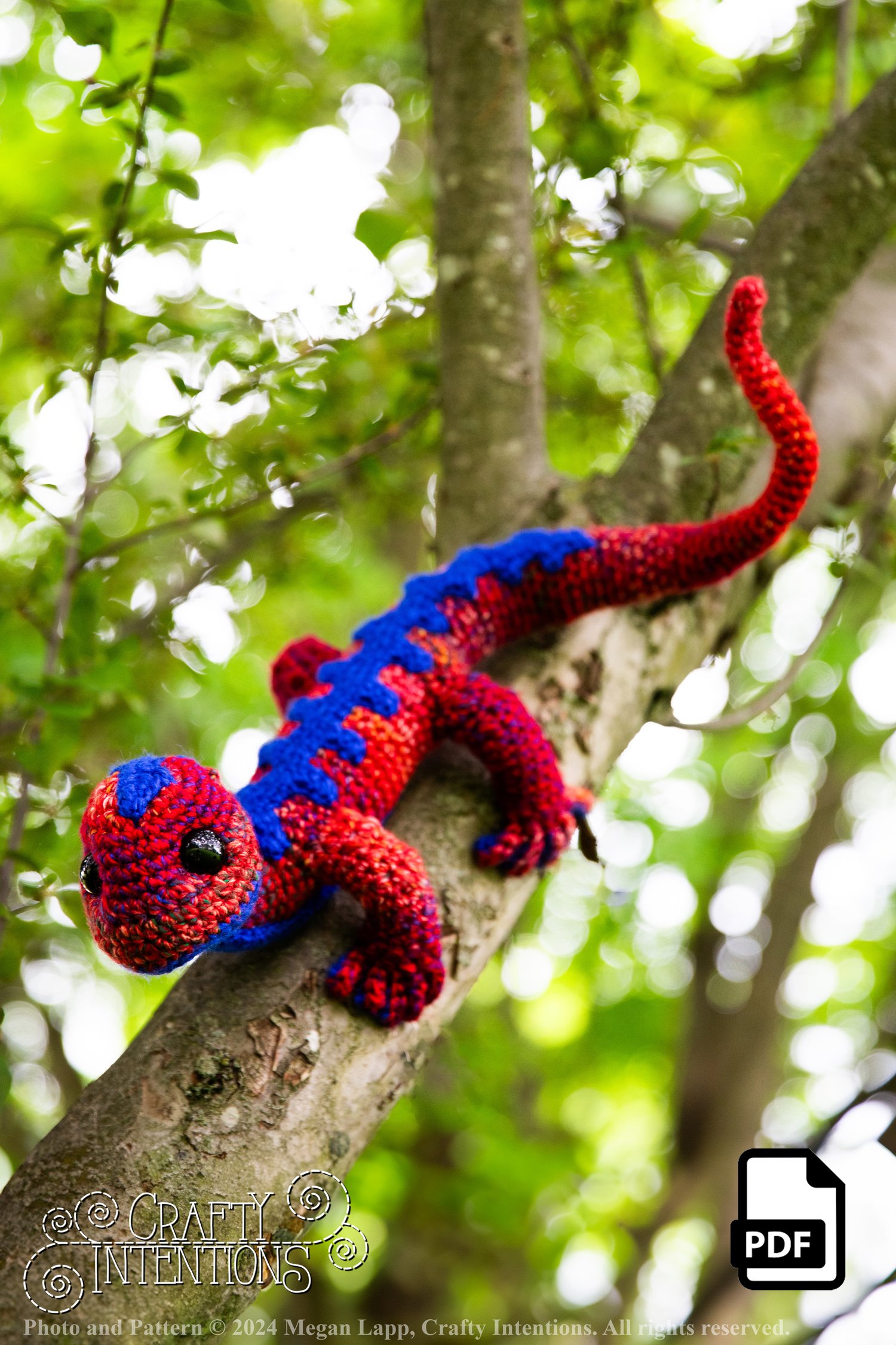 Medium Fantasy Salamanders Set 2 Crochet Pattern by Crafty