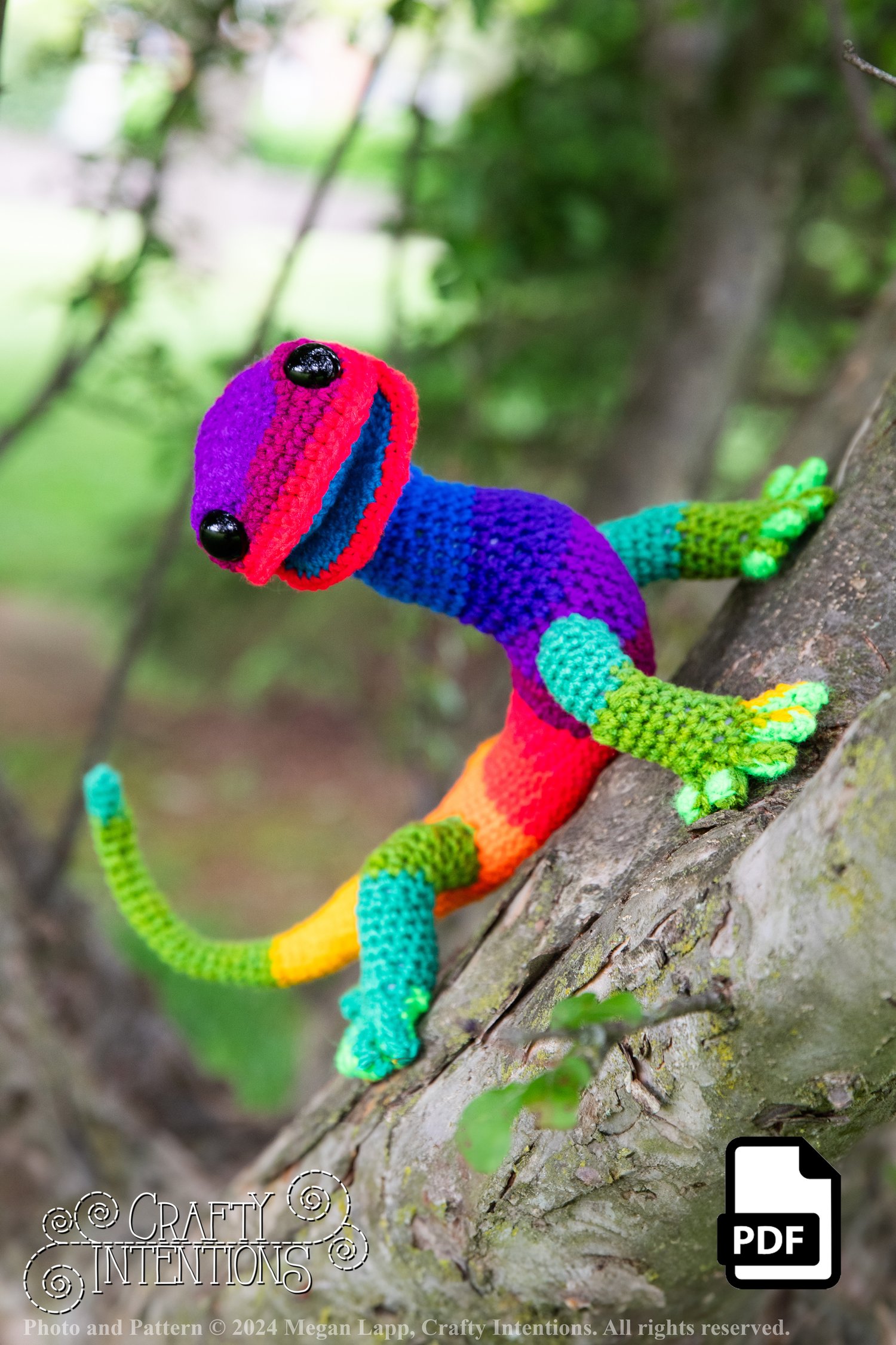 Medium Fantasy Salamanders Set 2 Crochet Pattern by Crafty